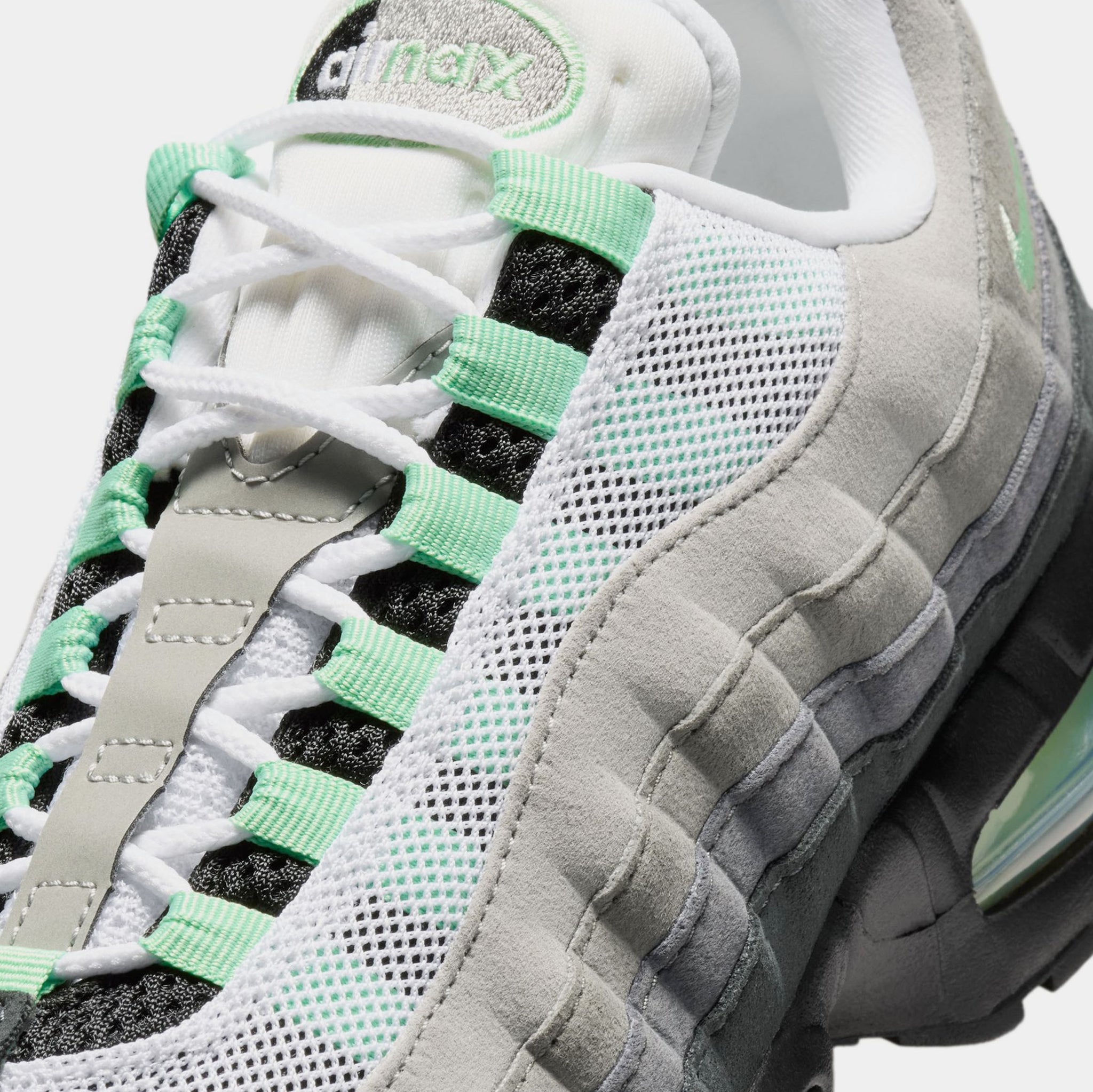 Nike Air Max 95 Big Bubble Fresh Mint Womens Running Shoes Black