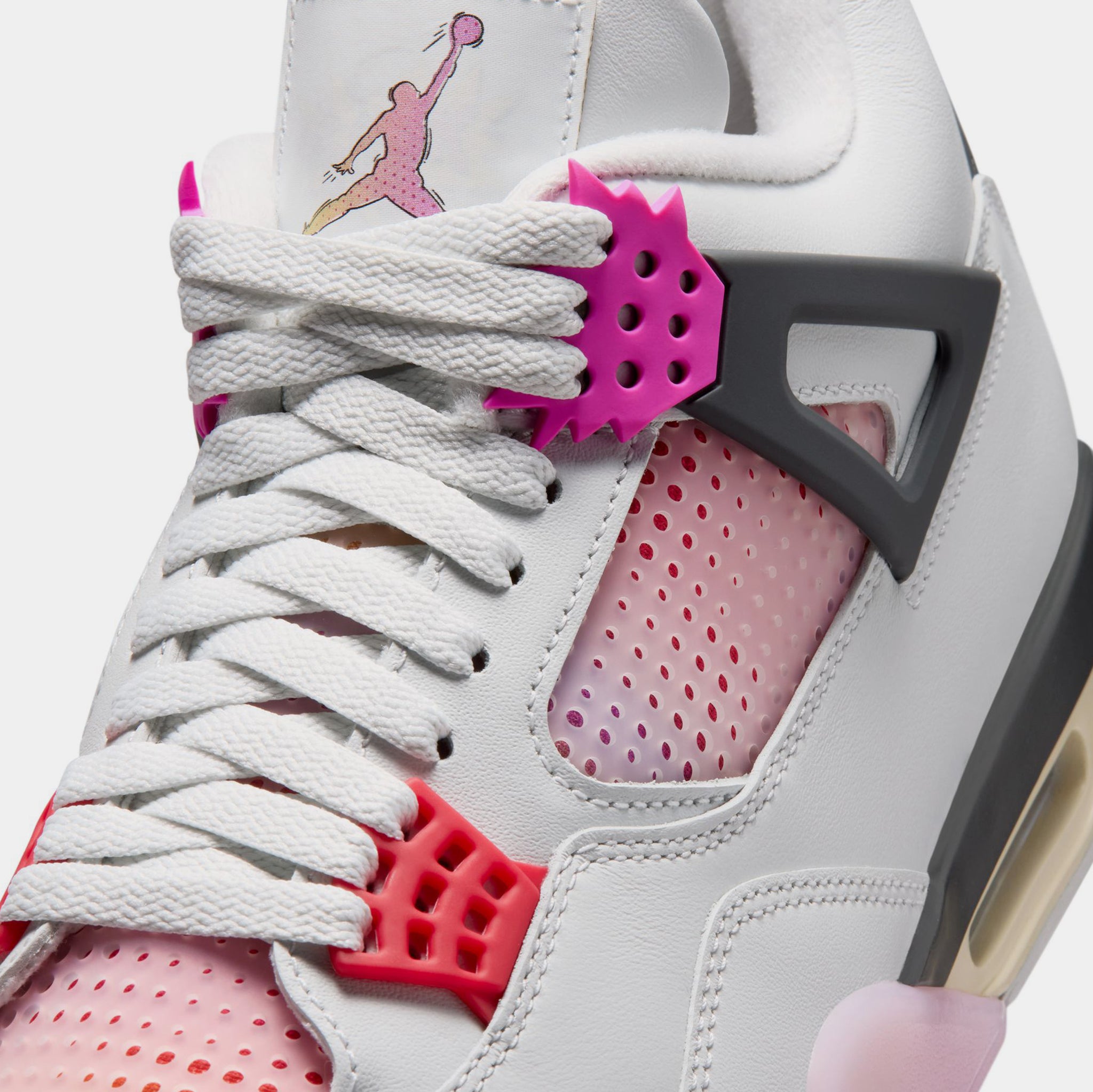 Jordan Air Jordan 4 Retro Comic Mens Lifestyle Shoes Off White