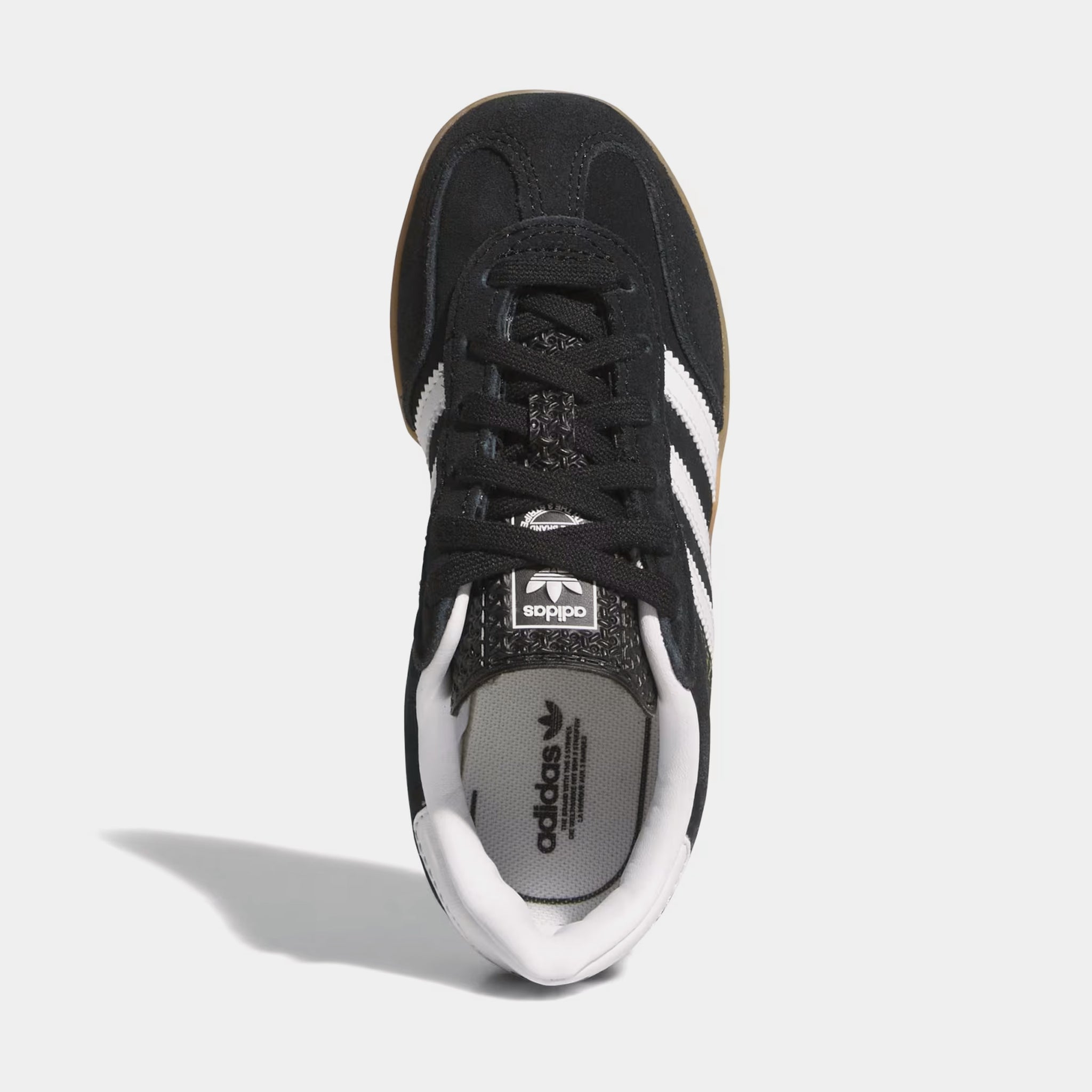 adidas Gazelle Indoor Preschool Lifestyle Shoes Black Cloud White Gum  IH9135 – Shoe Palace