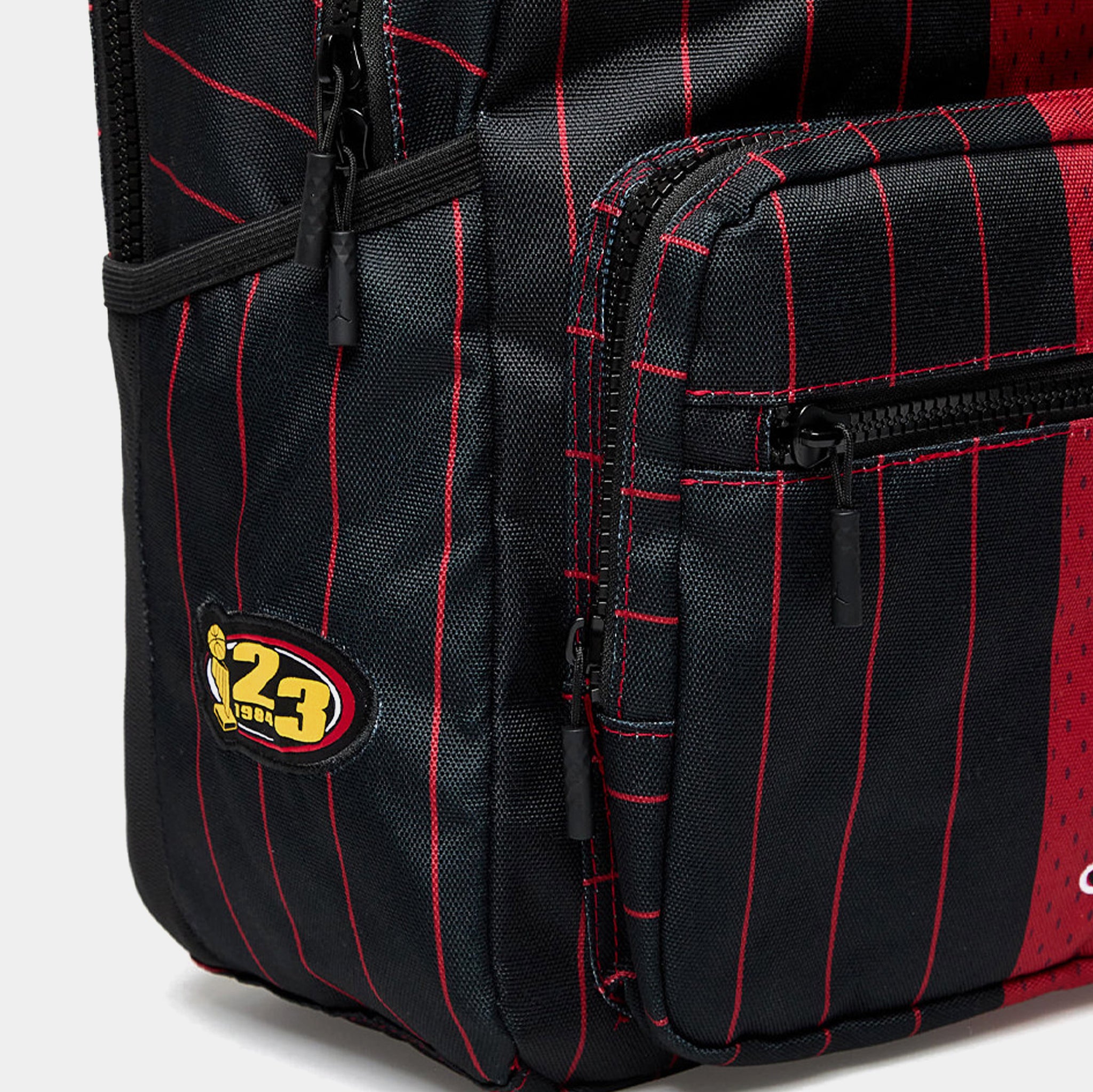 Jordan Playoff Game Grade School Backpack Red Black 9A9067-R78