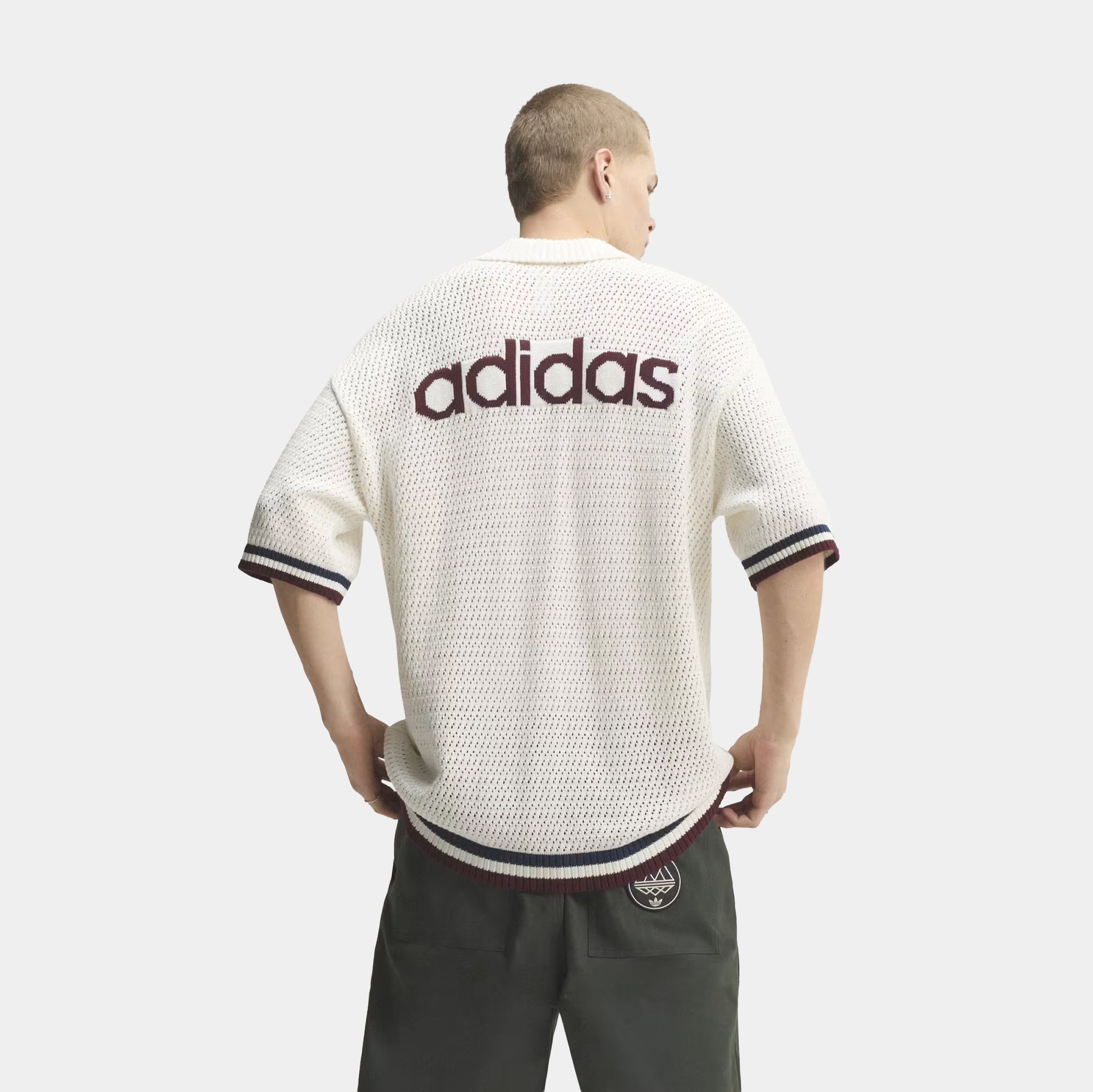 adidas Crochet Mens Jersey Cloud White KR9096 – Shoe Palace