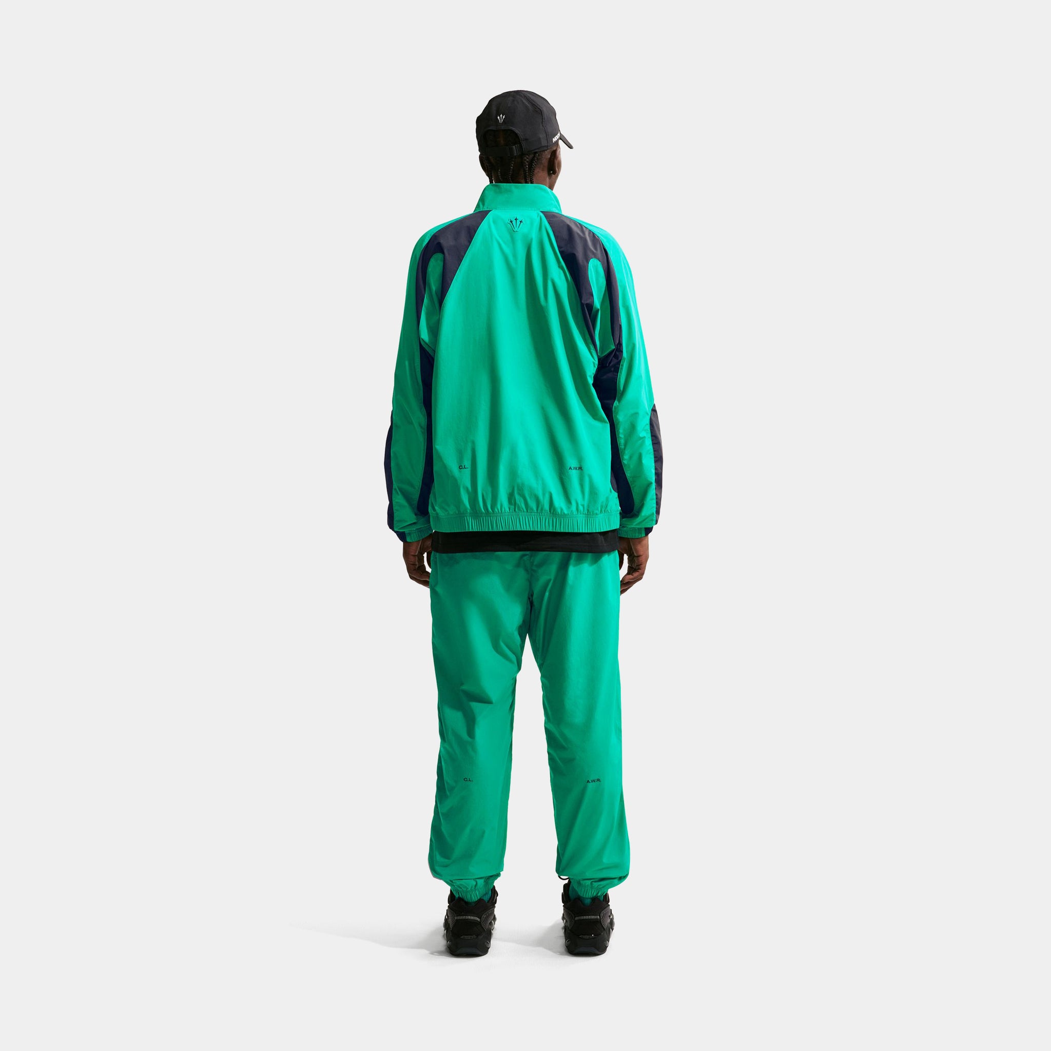Nike NOCTA Nylon Track Mens Pants Neptune Green Black FN7668-340