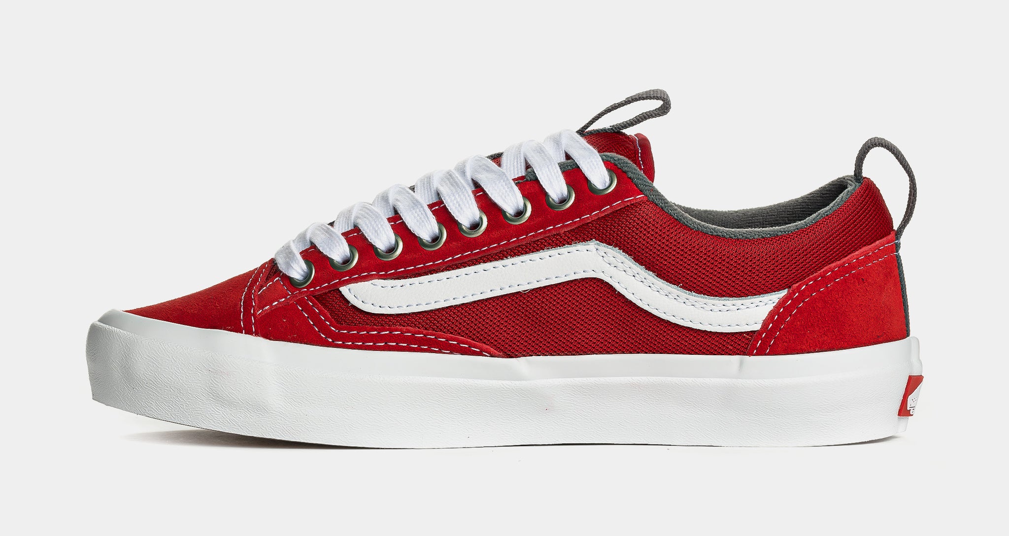 Vans Old Skool 36 Plus Mens Lifestyle Shoes Red White D5RY52 