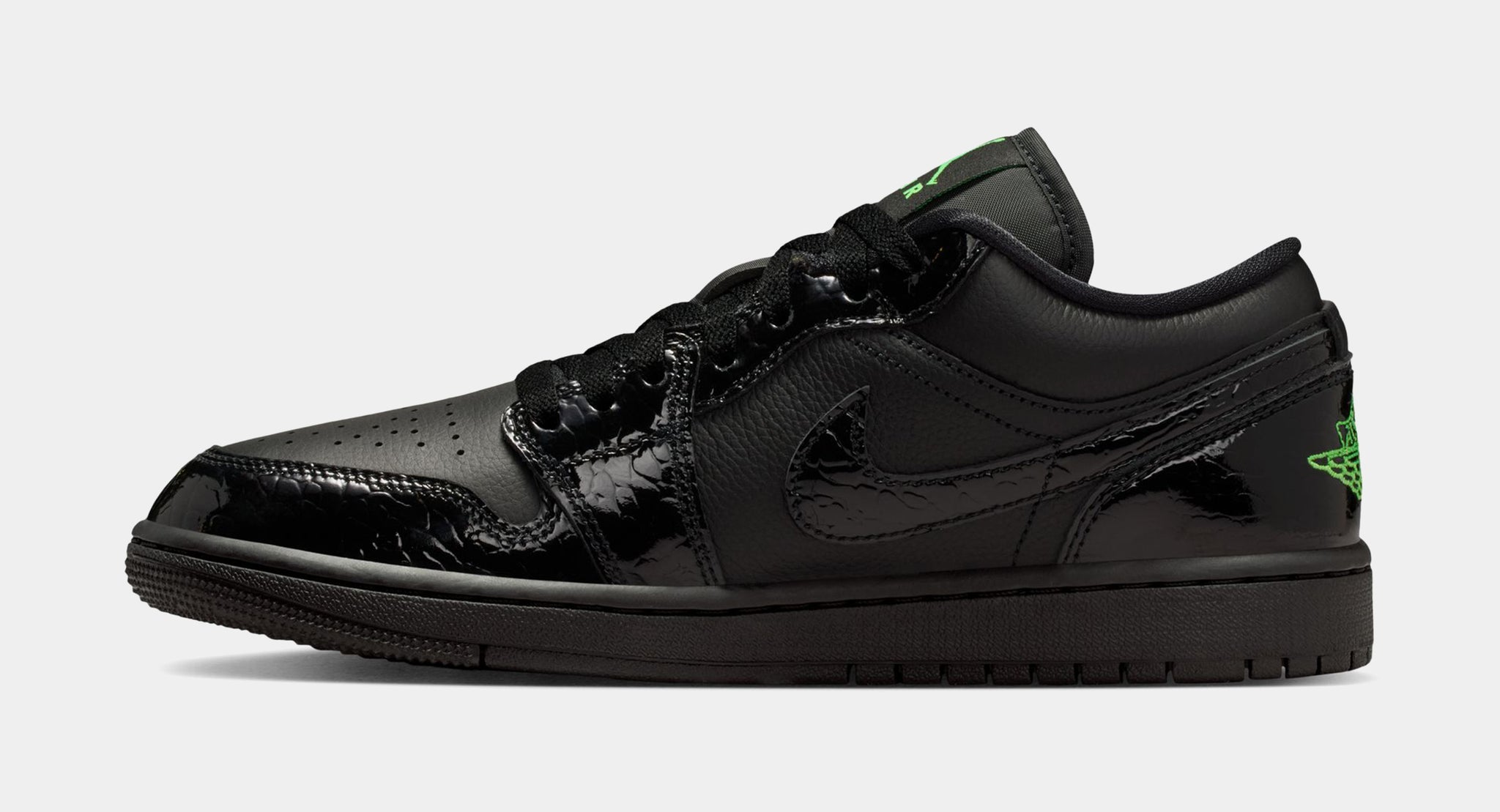 Jordan Air Jordan 1 Low SE Womens Lifestyle Shoes Black Scream
