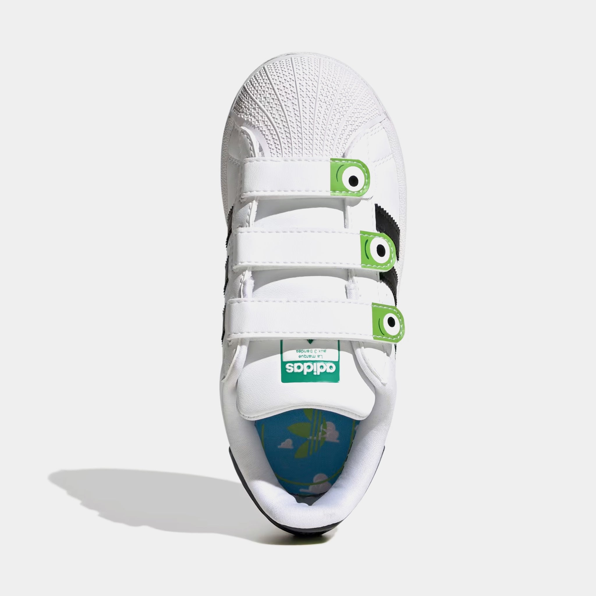 adidas Kids Originals Superstar - Boys' Preschool Shoes White/Semi Solar Green/Black Size 13.0 adidas Kids Originals Superstar - Boys' Preschool Shoes White/Semi Solar Green/Black Size 13.0