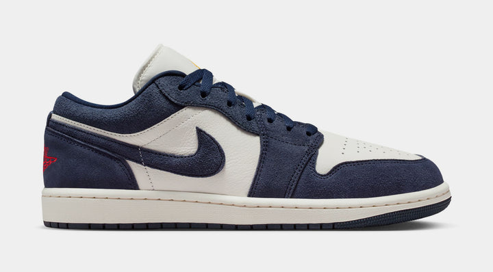 Jordan Air Jordan 1 Low Mens Lifestyle Shoes Midnight Navy  display picture 3