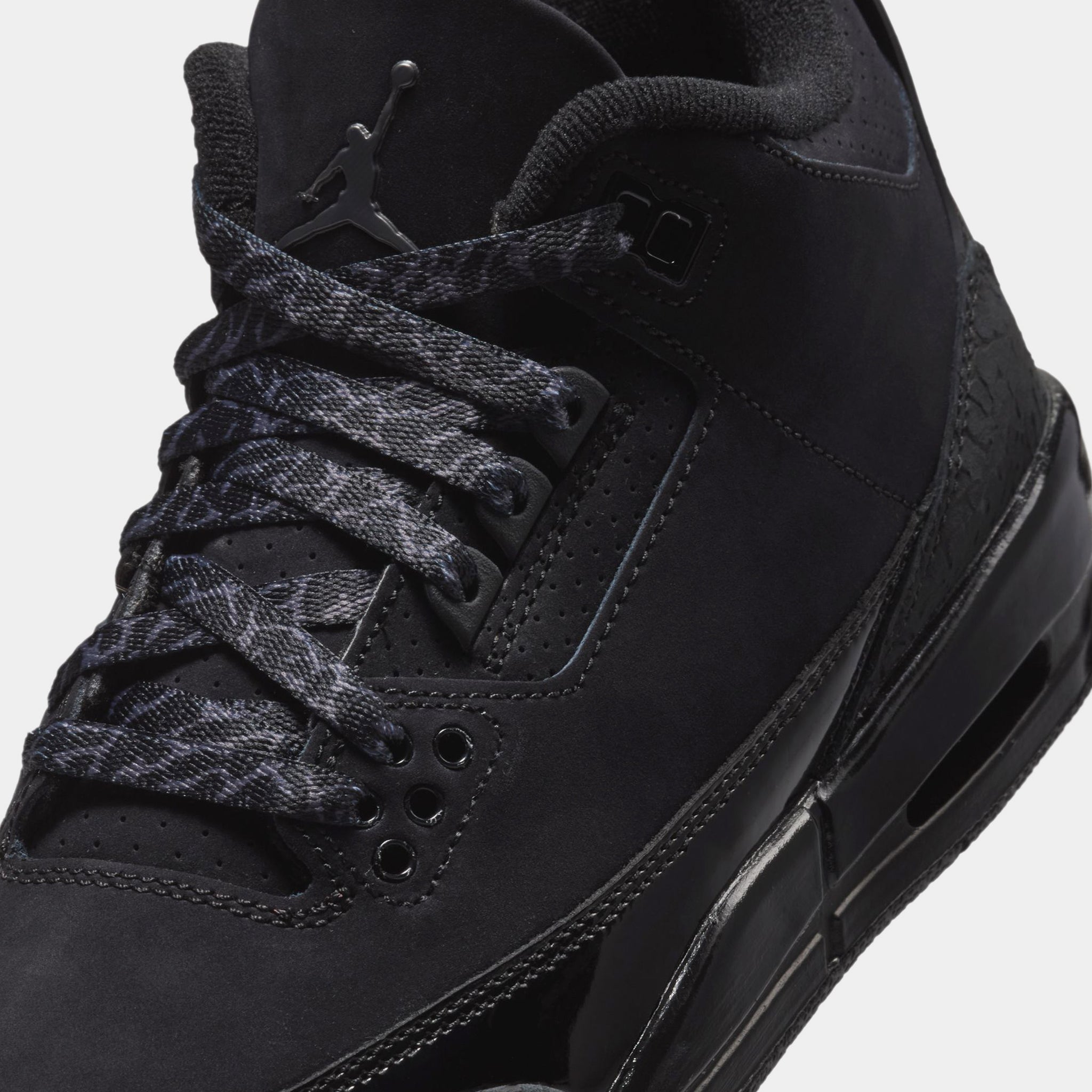 Jordan Air Jordan 3 Retro Black Cat Grade School Lifestyle Shoes Black