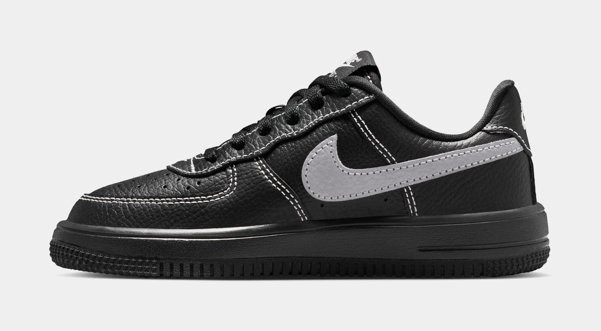 Nike Air Force 1 Low LV8 3 Preschool Lifestyle Shoes Black Black 