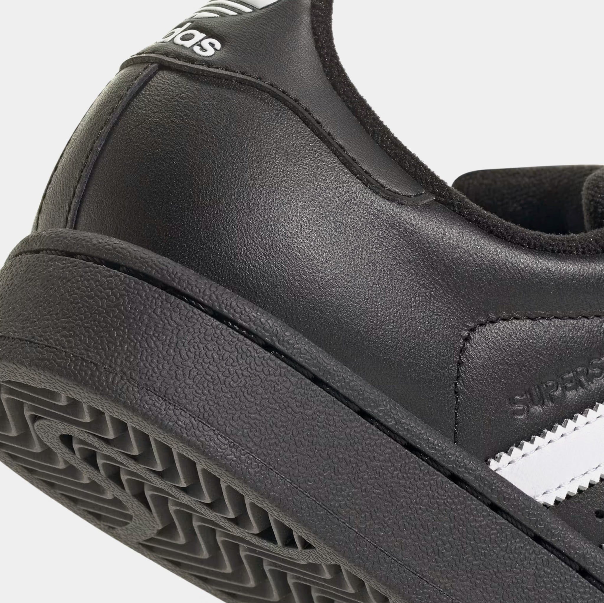 adidas Superstar II Grade School Lifestyle Shoes (Black/White)