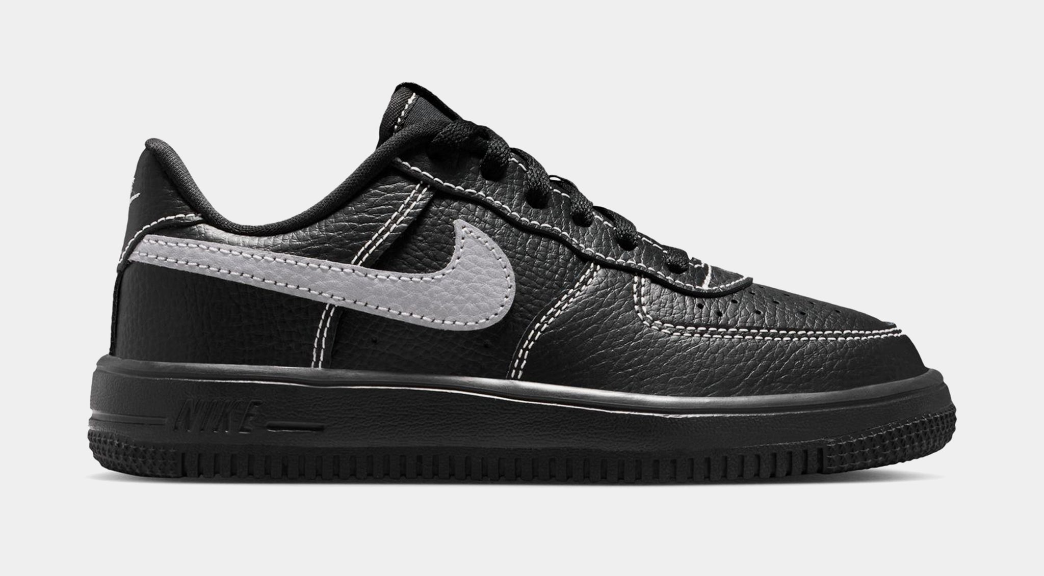 Nike Air Force 1 Low LV8 3 Preschool Lifestyle Shoes Black Black 
