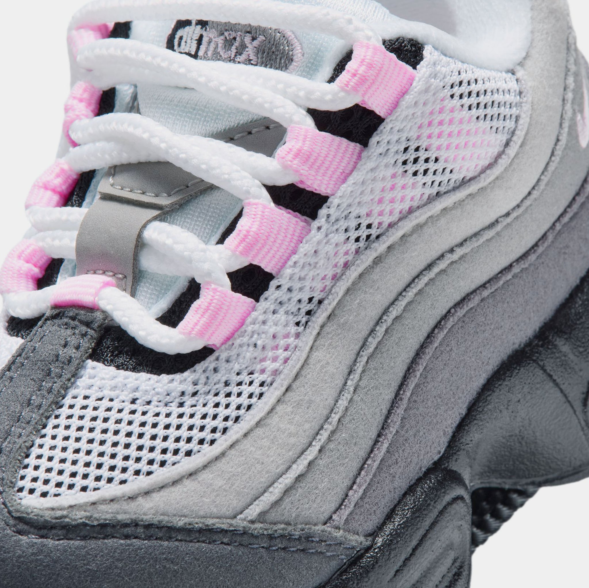 Nike Little Max 95 Pink Foam Infant Toddler Running Shoes Black 