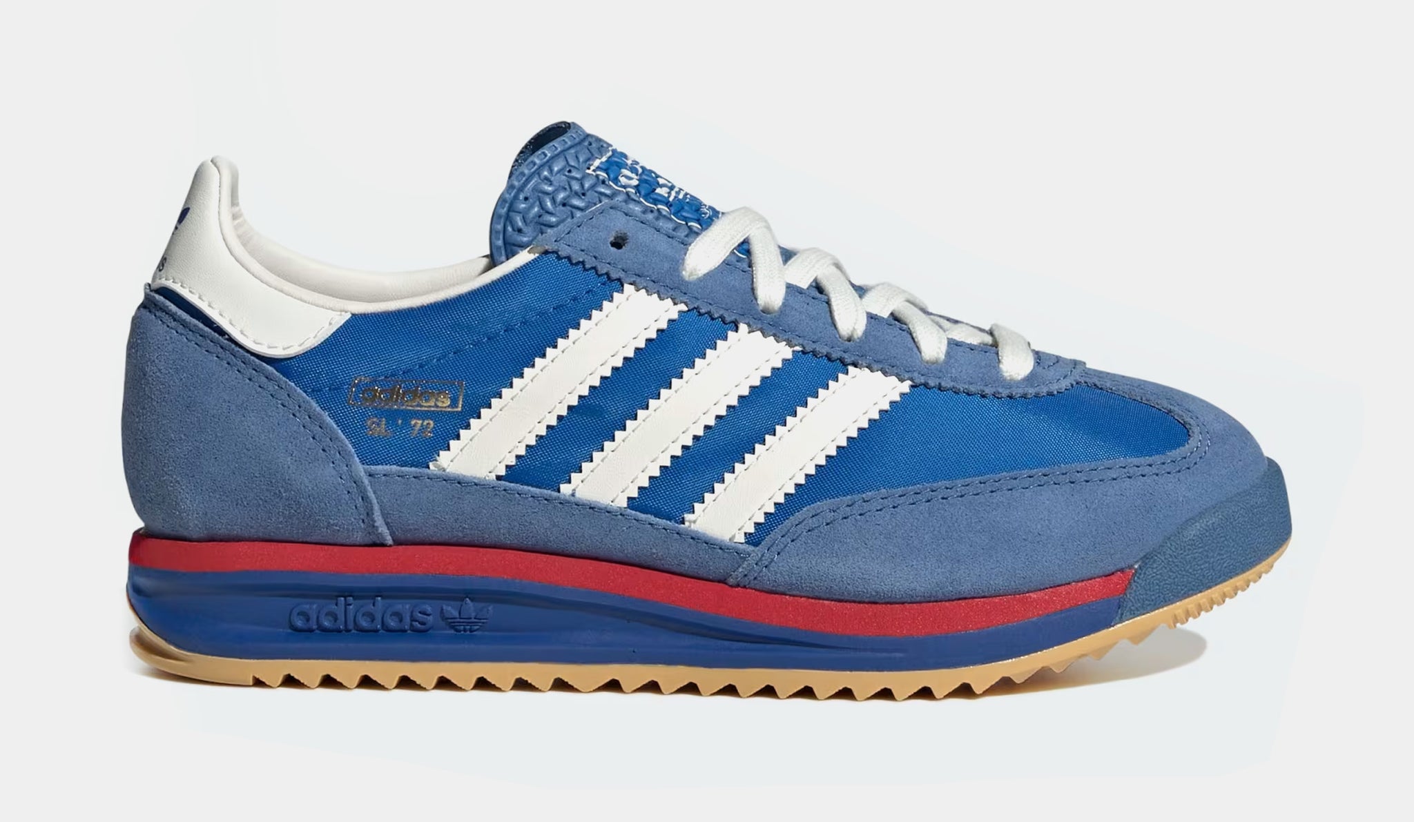 adidas Kids' Grade School SL 72 RS Shoes, Size 6, Blue/White/Red