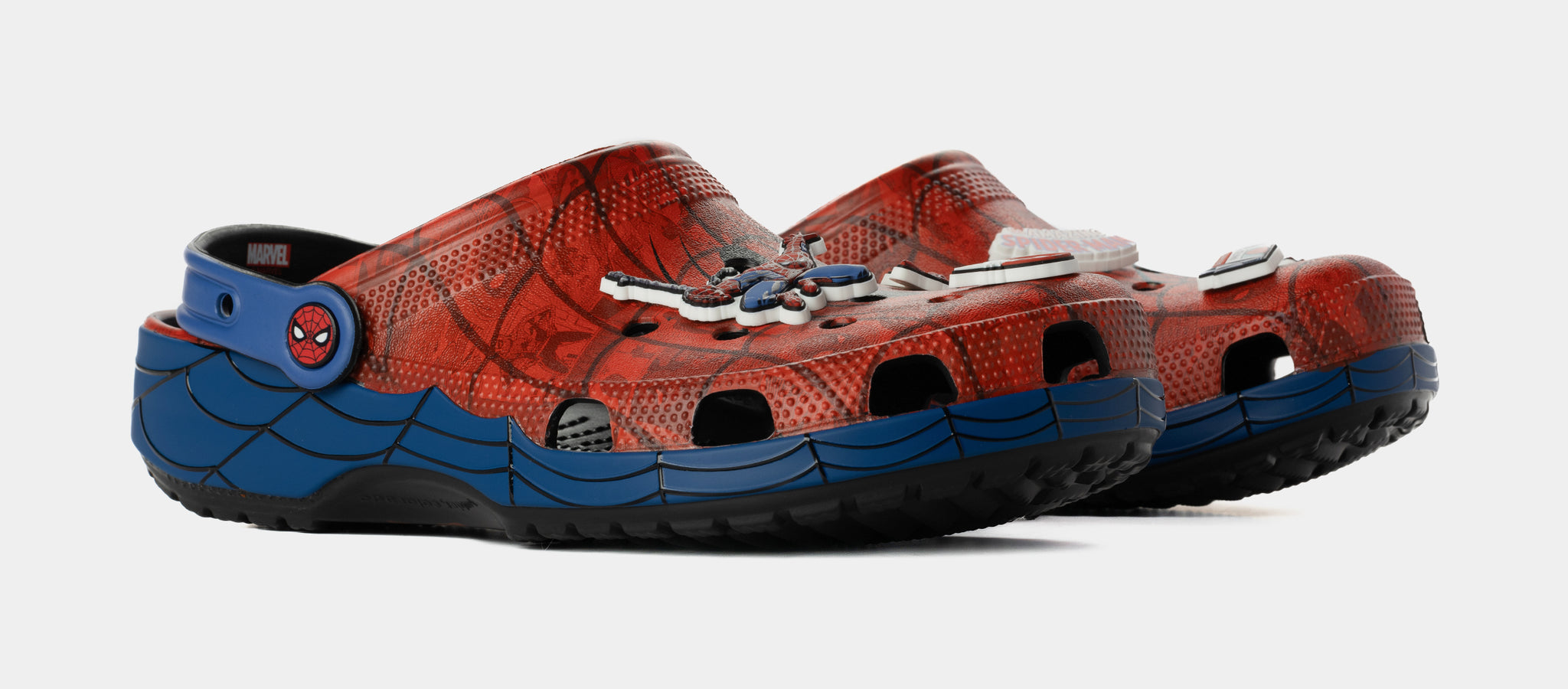 Crocs Marvel Spider-Man Classic Clog Mens Sandals Red Blue  display picture 1
