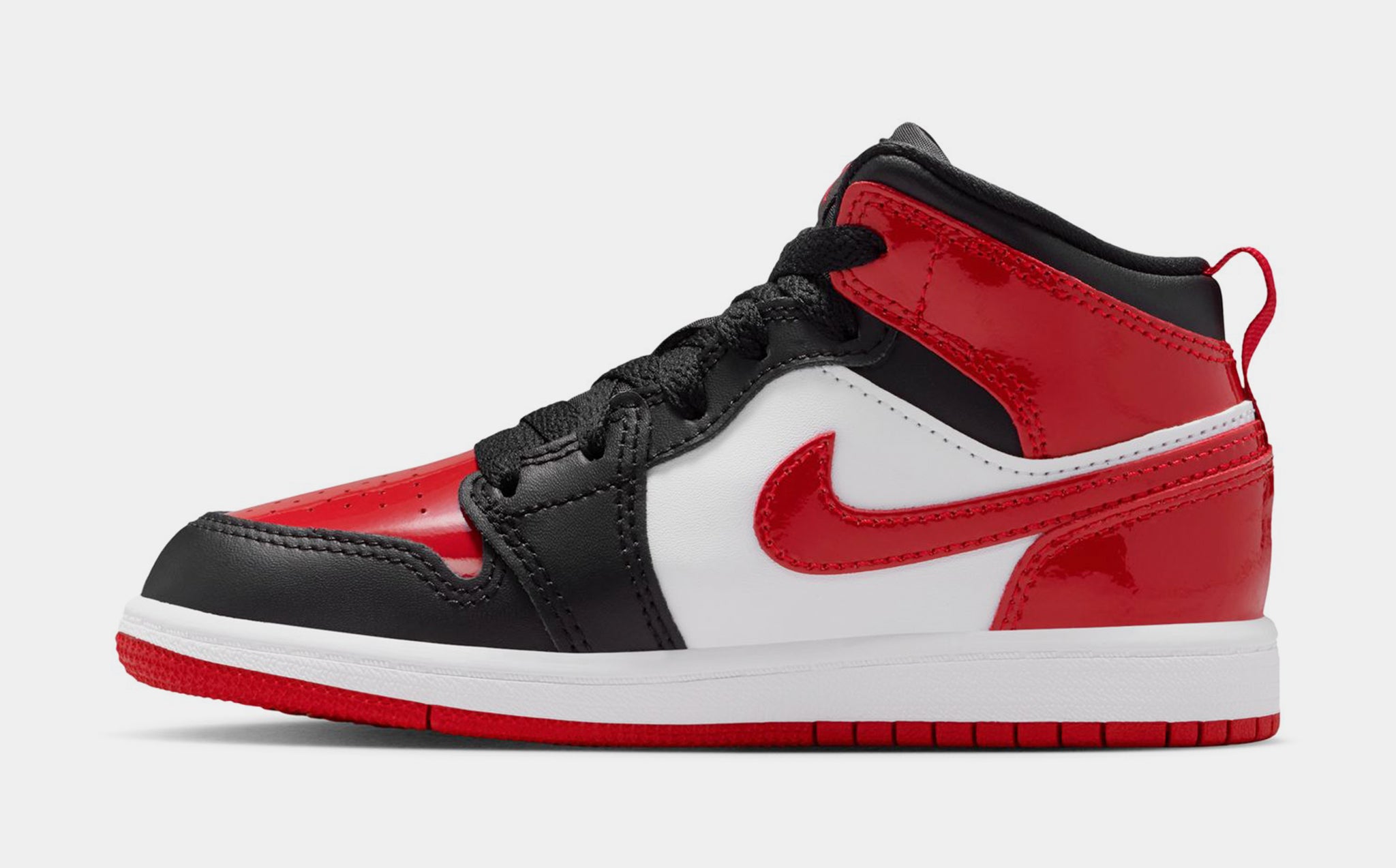 Jordan Air Jordan 1 Mid SE Preschool Lifestyle Shoes Black White 
