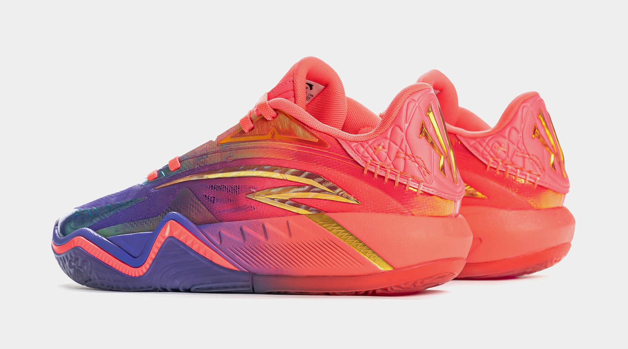 anta バスケットボールシューズ ANTA Kai 3 432HZ Mens Basketball Shoes Pink Purple 8126B1102-1