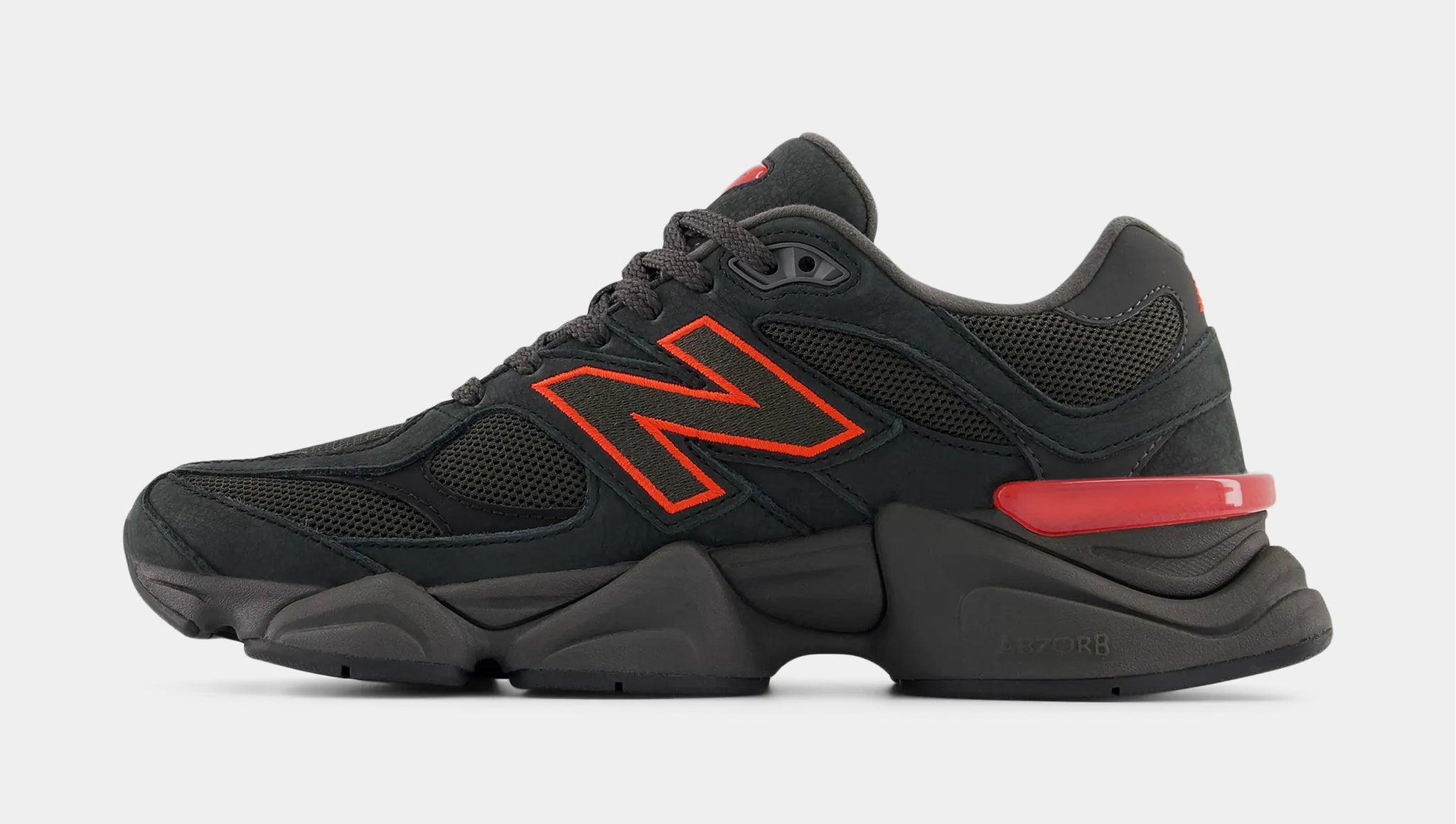 New Balance 9060 Mens Running Shoes Black Red U9060JR – Shoe Palace