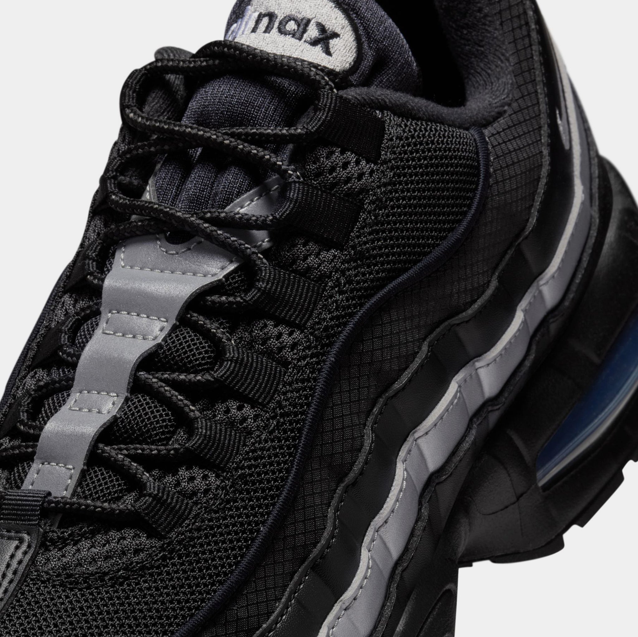 Nike Air Max 95 Big Bubble Mens Running Shoes Black Black White 