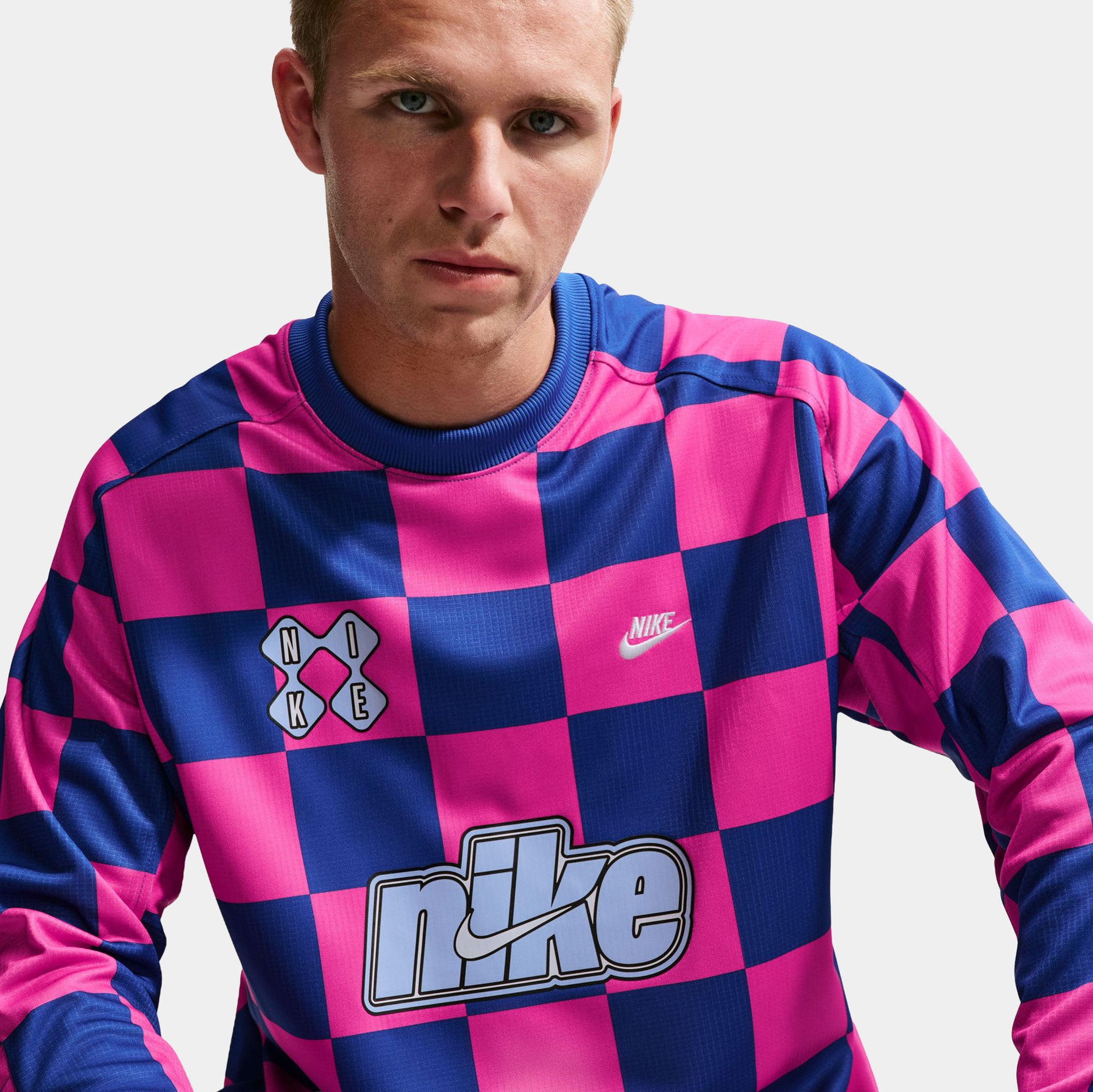 Nike Sportswear Club Goalie Mens Jersey Game Royal Pinksicle
