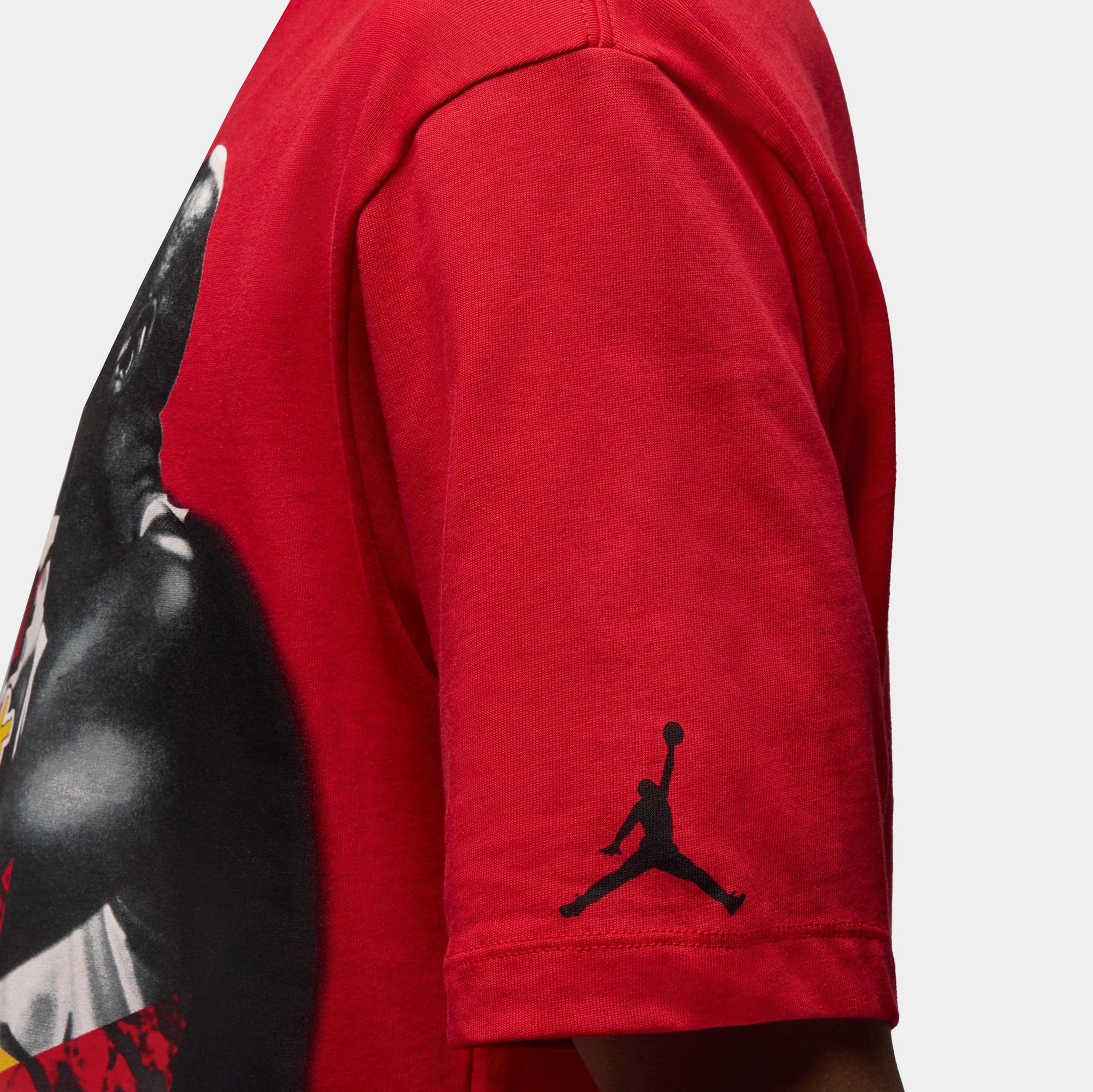 Jordan Statement 1985 Motorsport Mens Short Sleeve Shirt Fire Red