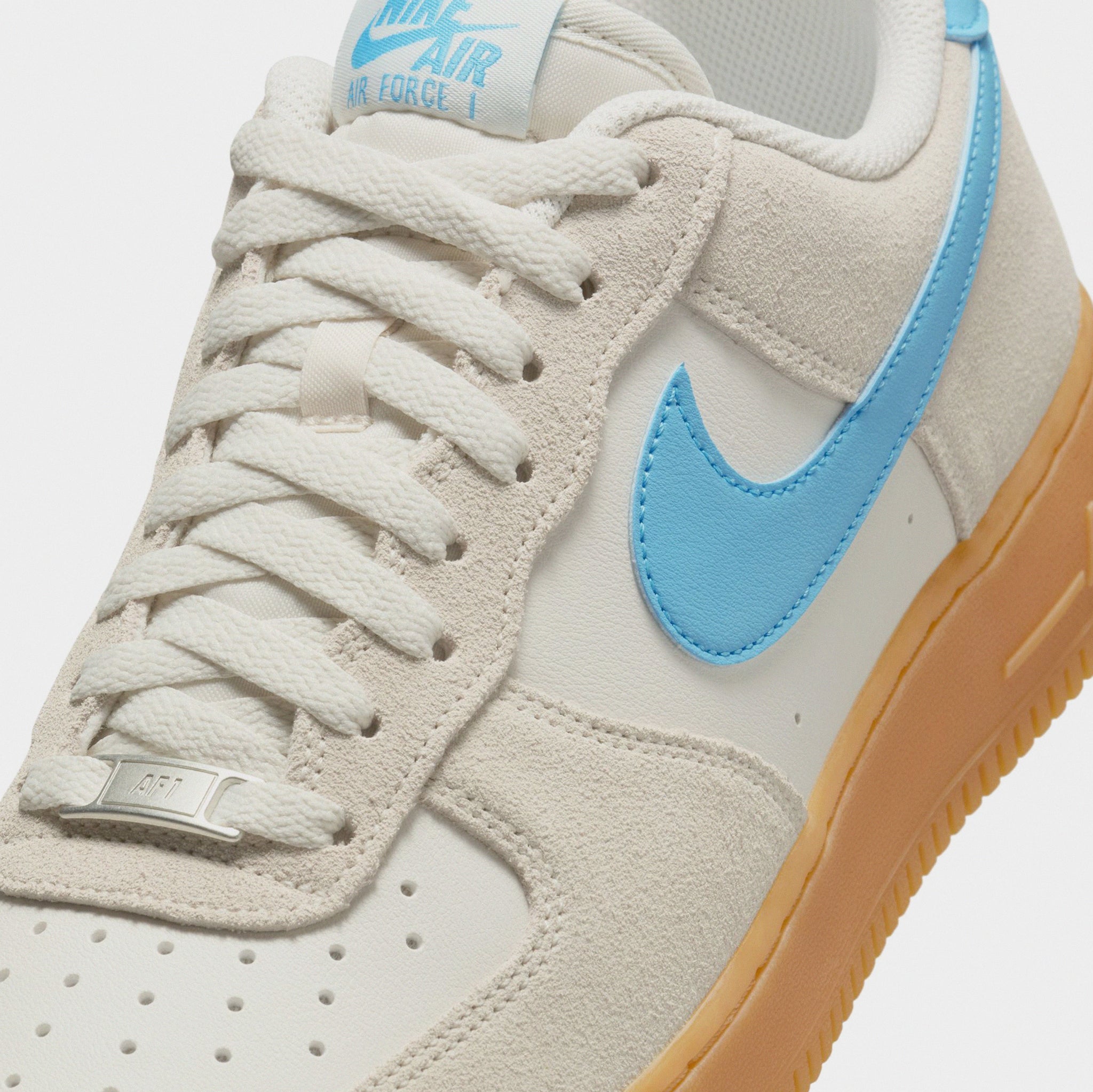 Nike Blue Yellow Af1 Nike Air Force '07 LV8 Mens Lifestyle Shoes