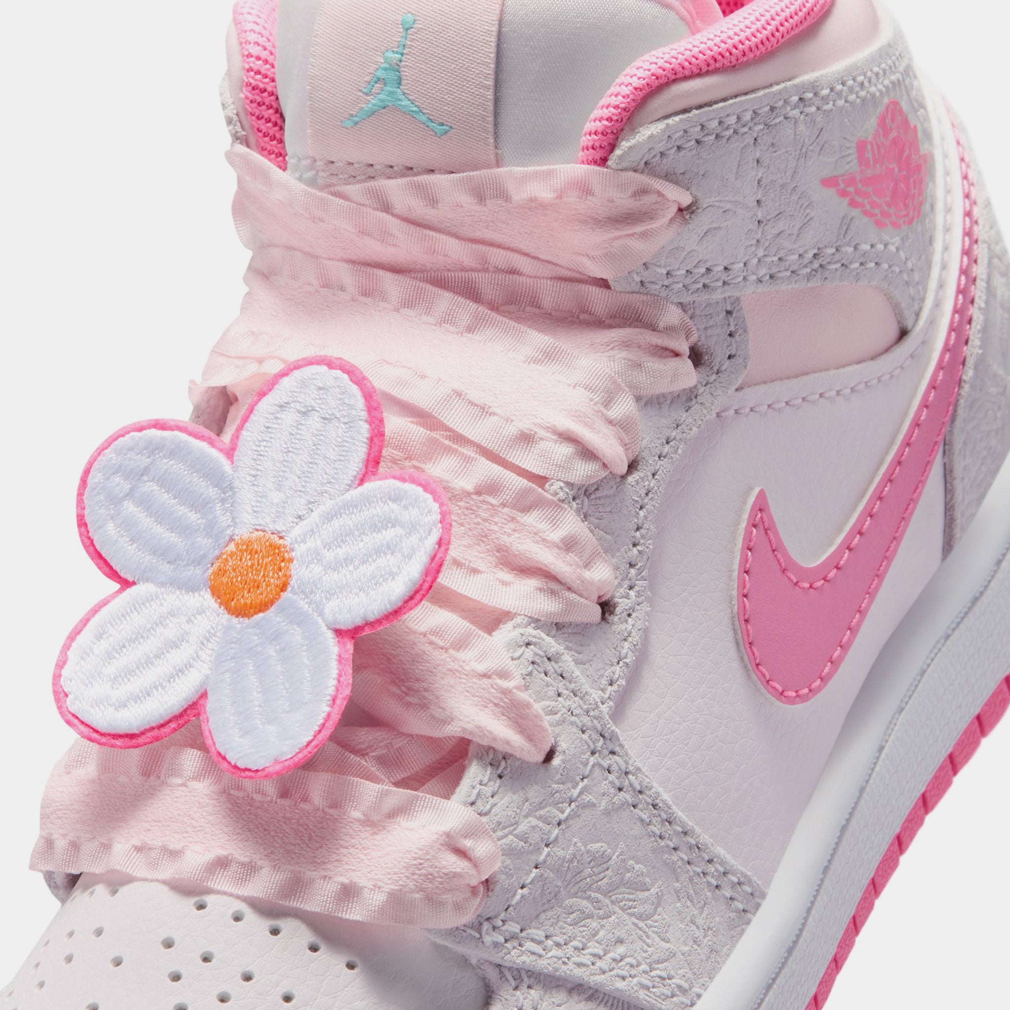 Jordan Air Jordan 1 Mid SE Preschool Lifestyle Shoes Vast Grey