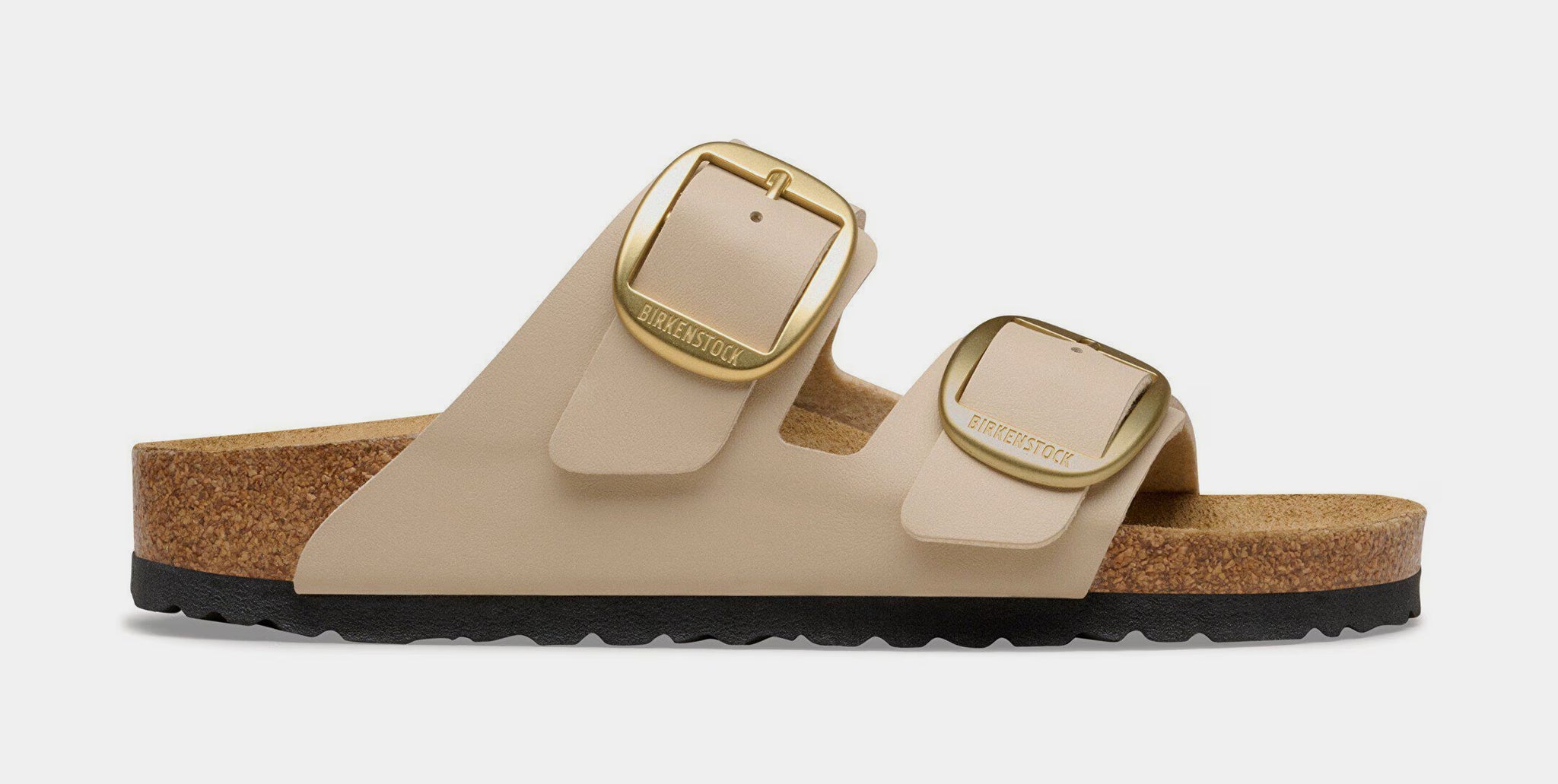 Birkenstock Arizona Big Buckle Womens Sandals Beige Gold 1031429