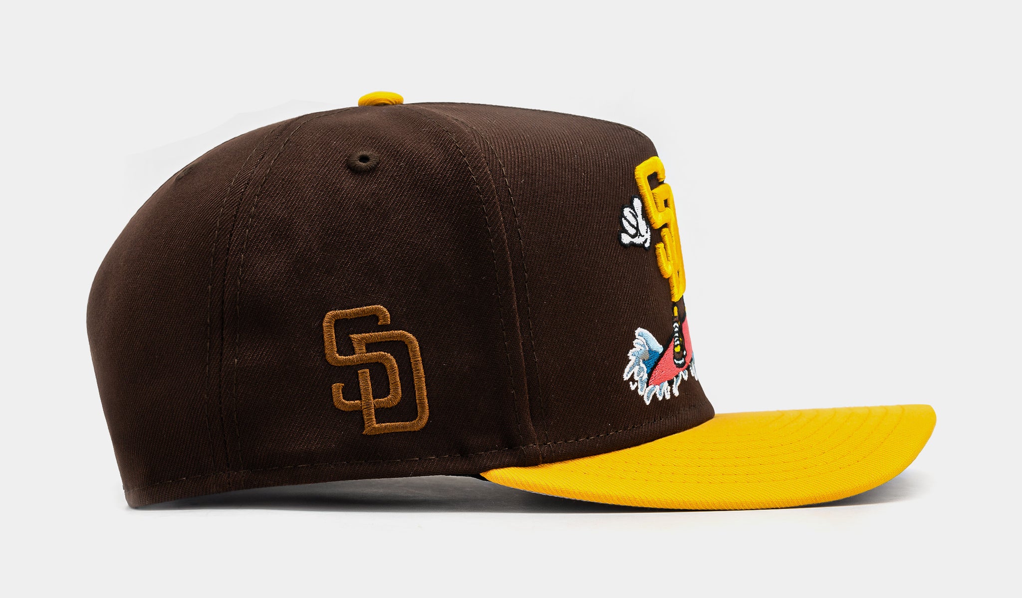 New Era San Diego Padres Cartoon 950AF Snapback Mens Hat Brown