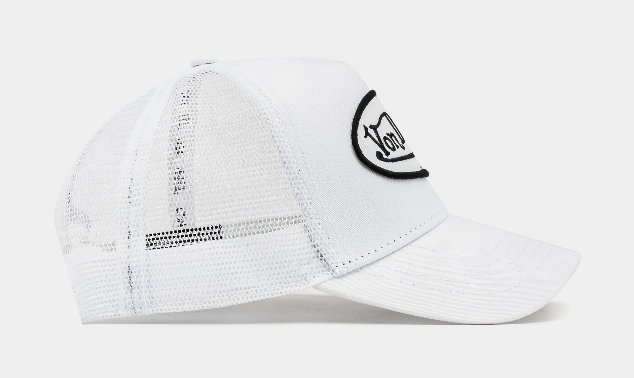 Von Dutch Gray And White Trucker Hat Von Dutch Staple Trucker Mens