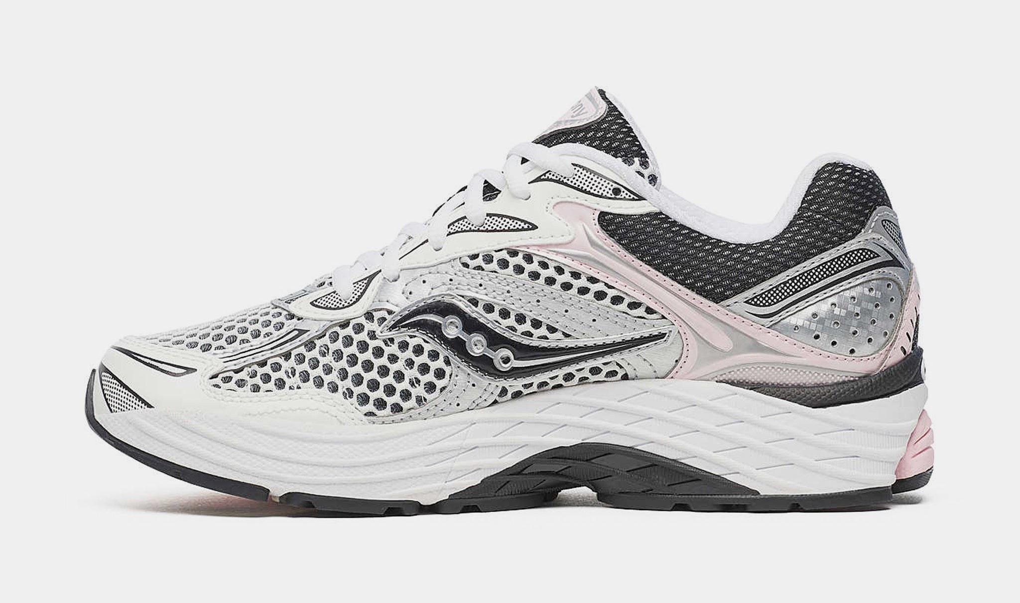 Saucony Progrid Omni 9 Mens Running Shoes Silver Pink S70739  display picture 1