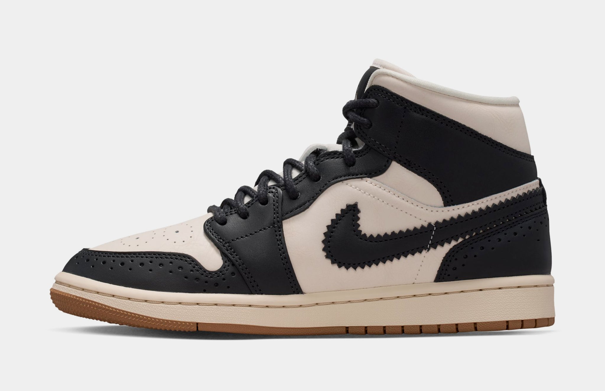 Jordan Air Jordan 1 Mid SE Womens Lifestyle Shoes Off Noir Chalk
