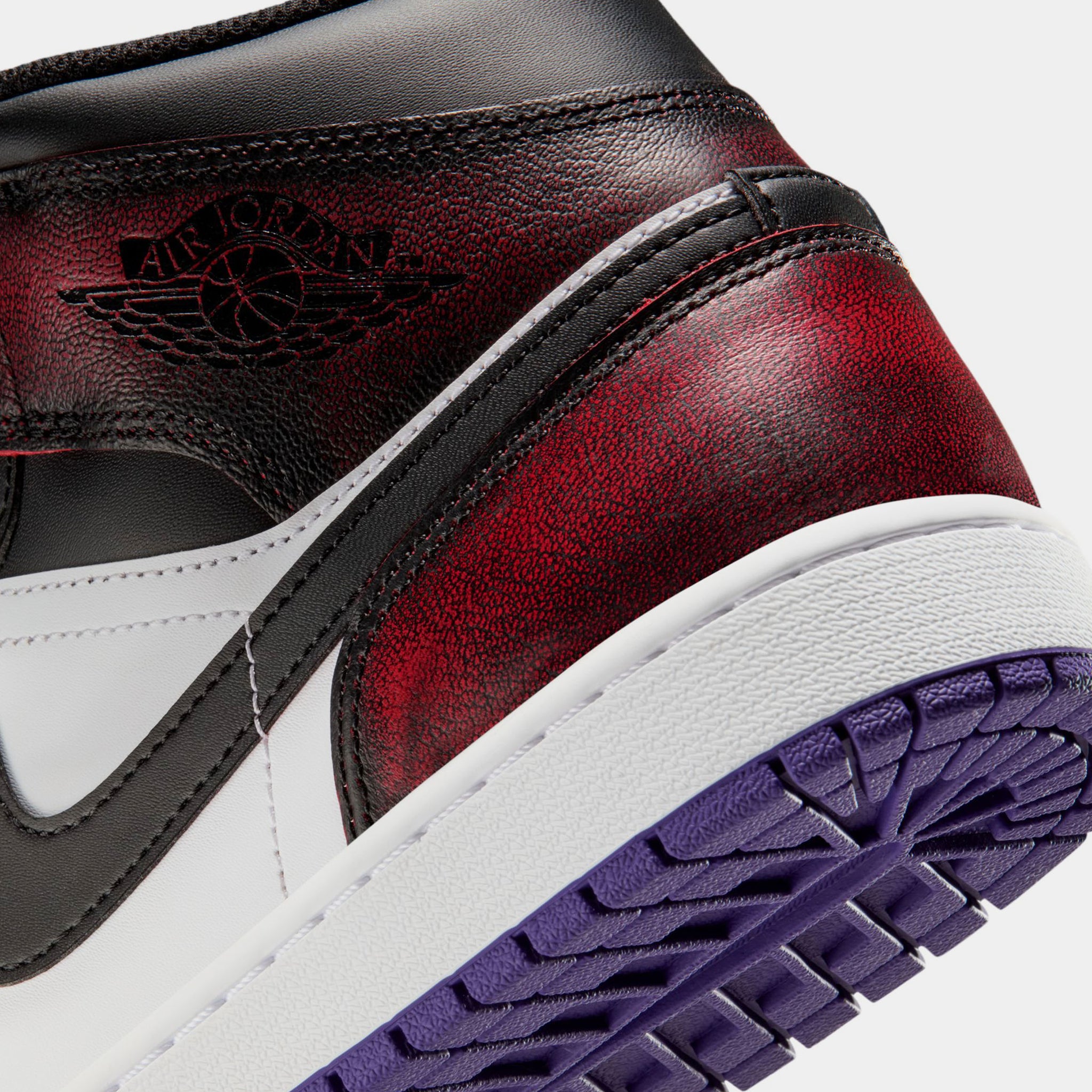 Jordan Air Jordan 1 Mid SE Mens Lifestyle Shoes True Red Black