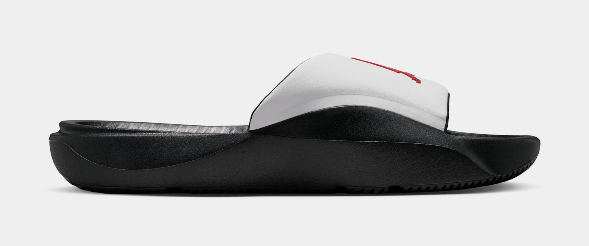 Jordan Black Slides with Gray Footbed and White Jumpman Jordan Jumpman Slides – DTLR main image 2