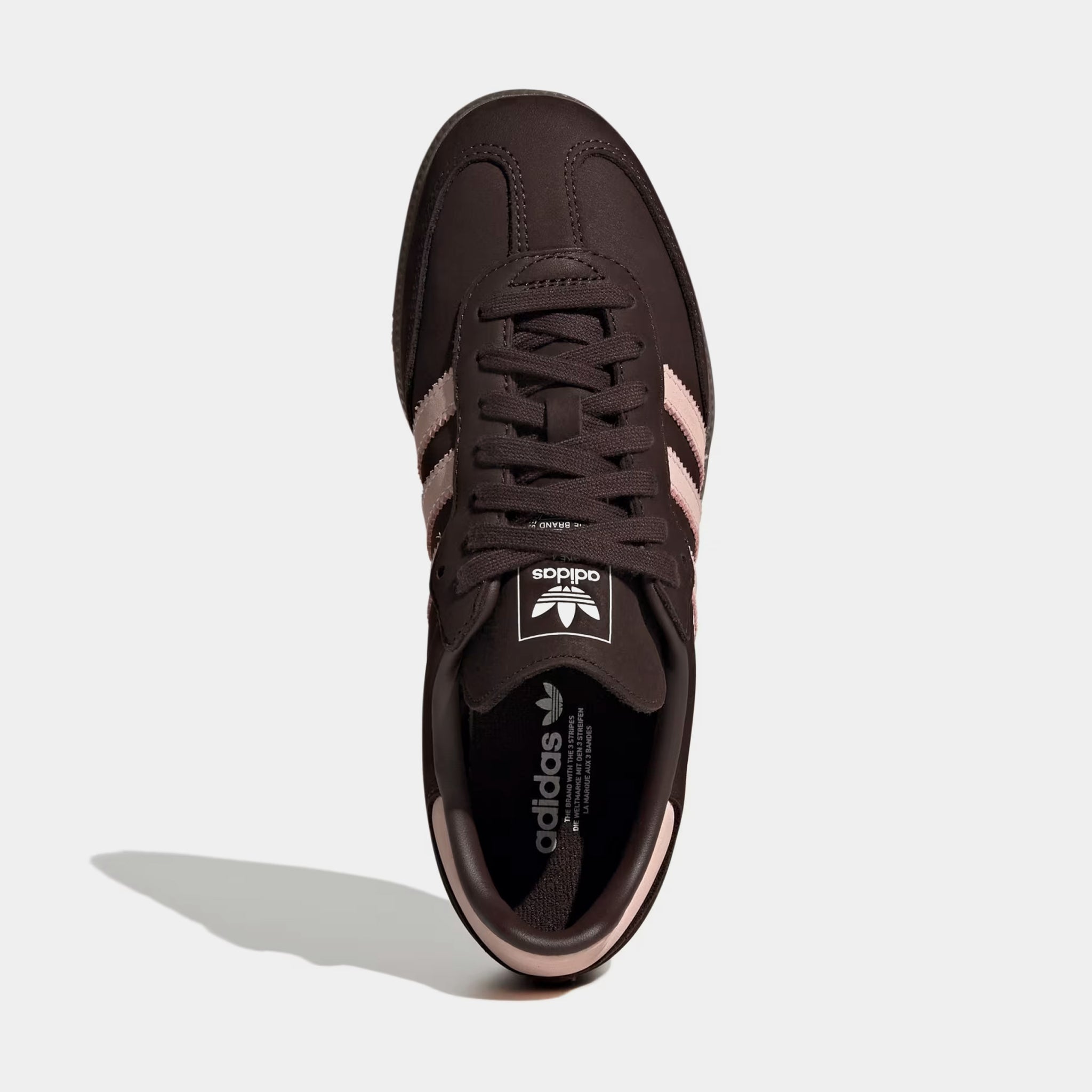 adidas Samba OG Womens Lifestyle Shoes Aurora Coffee Sandy Pink
