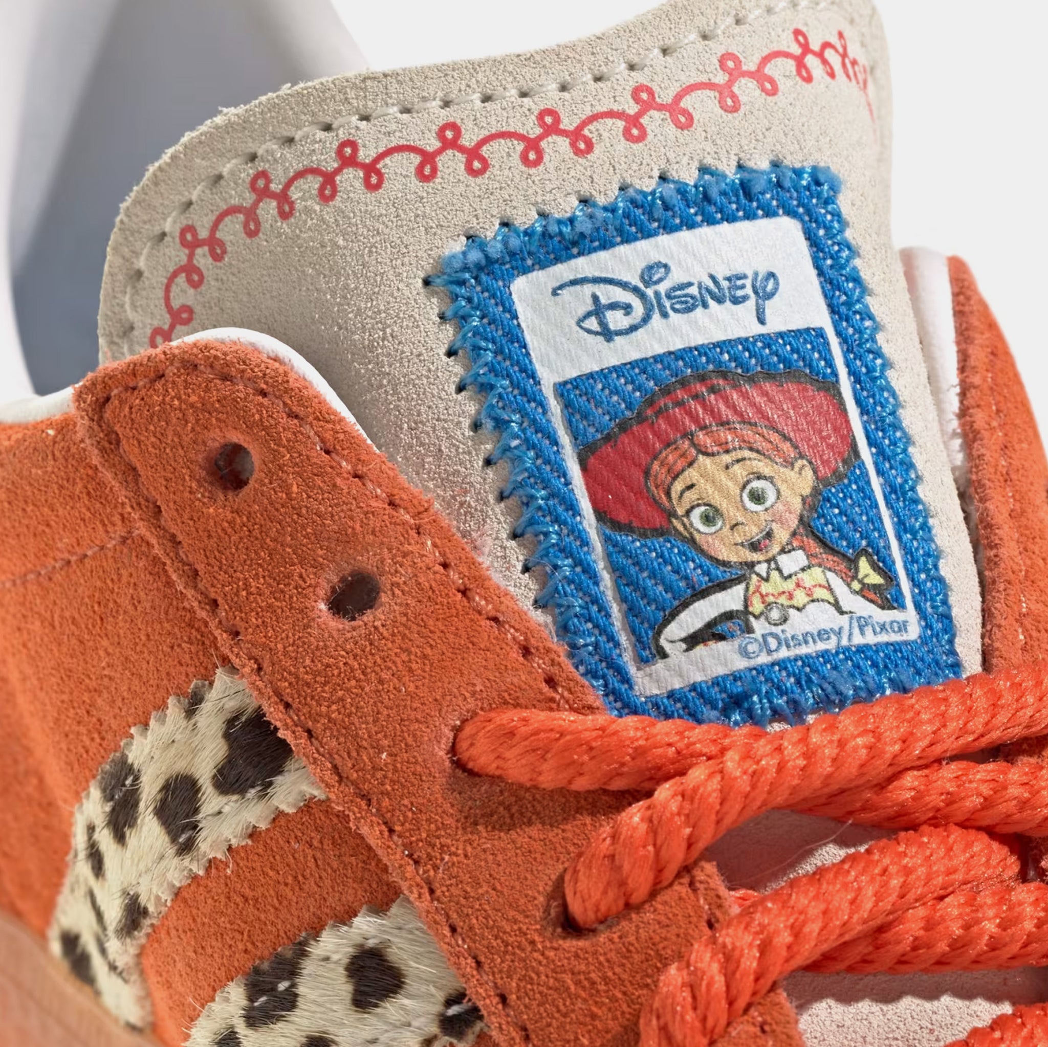 adidas Little Kids Originals x Toy Story Gazelle Casual Shoes in Orange/White/Gum