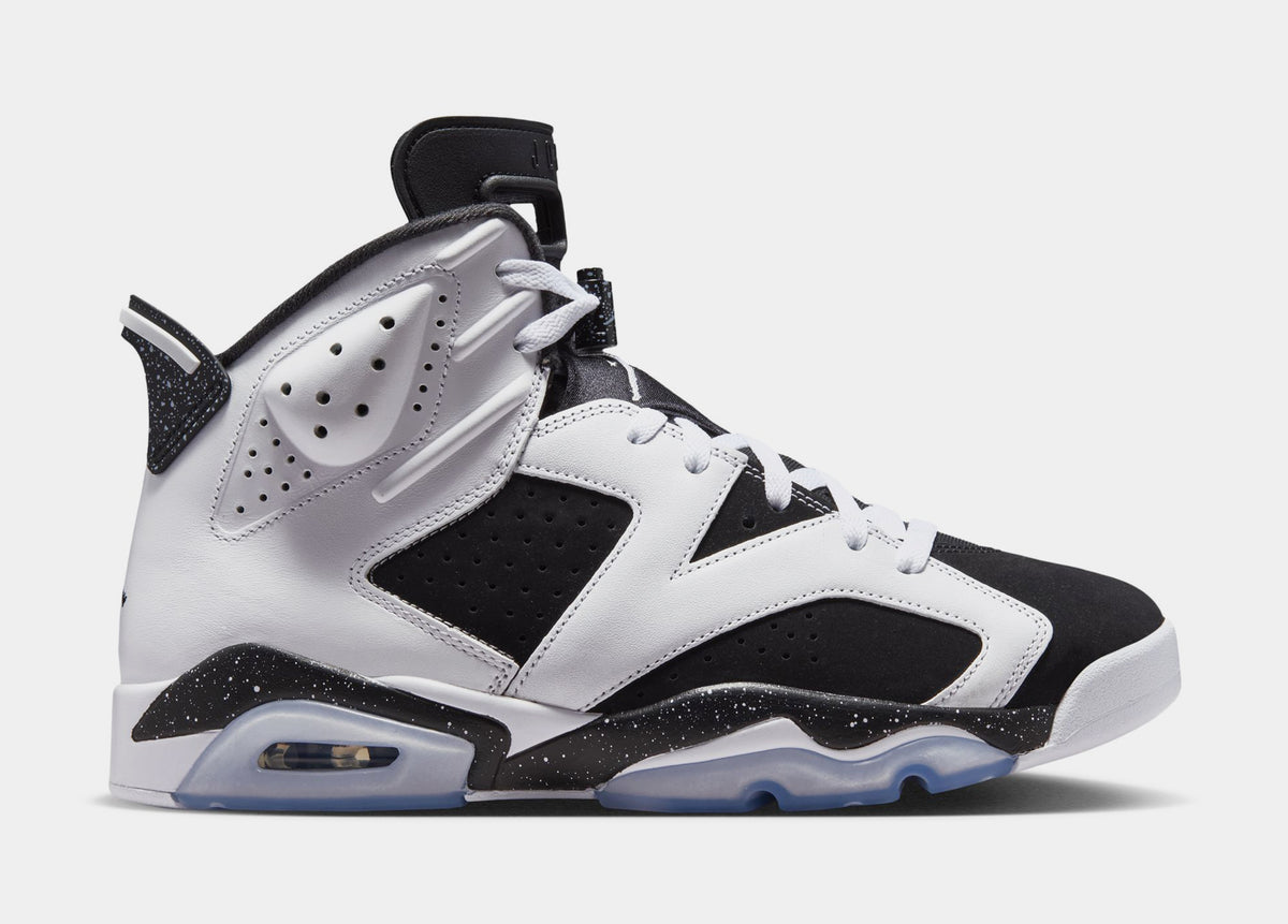 Air Jordan 6 Retro Black And White Mens Lifestyle Shoes