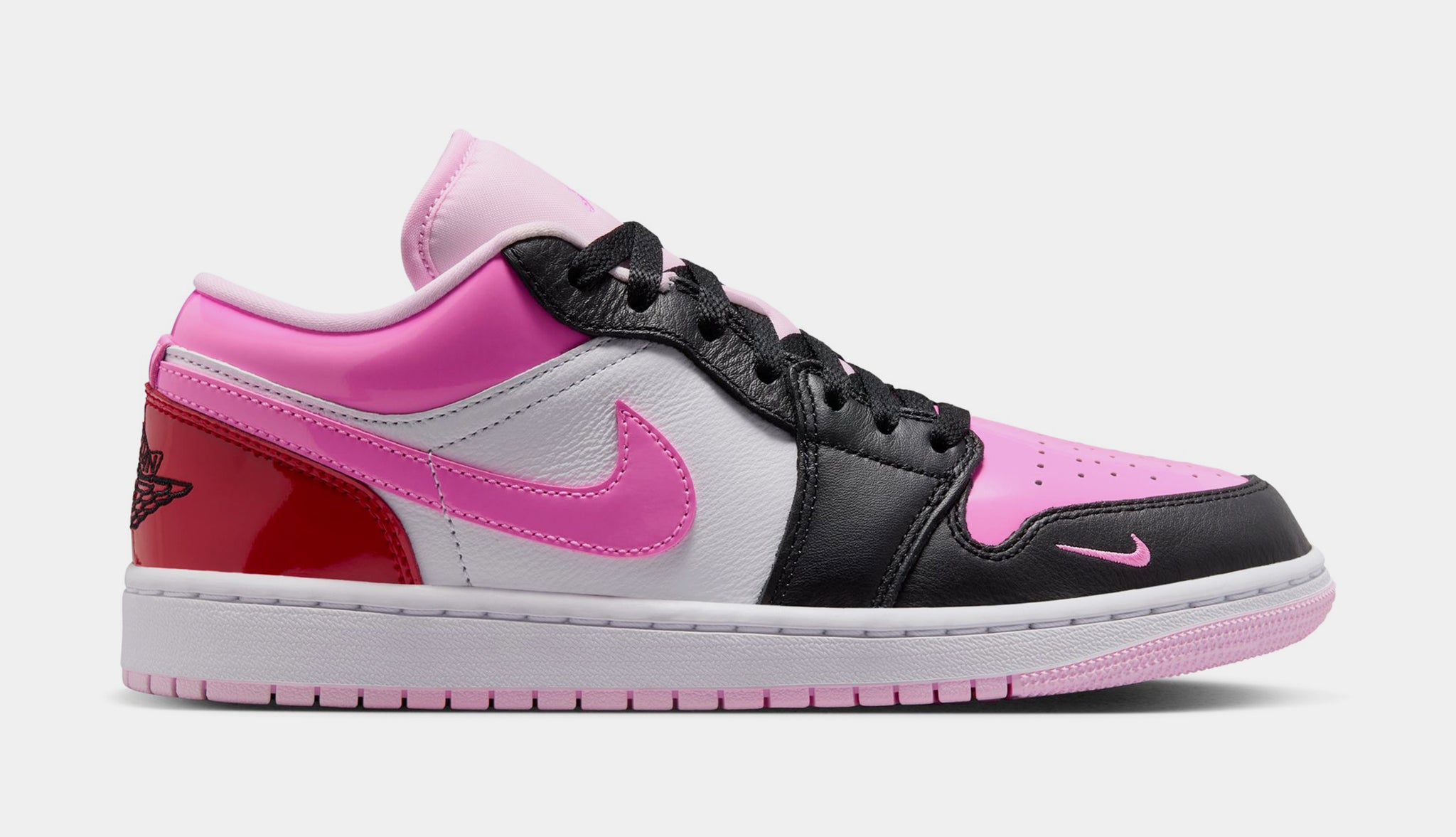 Jordan Air Jordan 1 Low SE Womens Lifestyle Shoes Black Pink Spell
