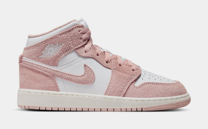 Air Jordan 1 Retro Mid Infant Toddler Lifestyle Shoes (Black/Metallic Gold/White)