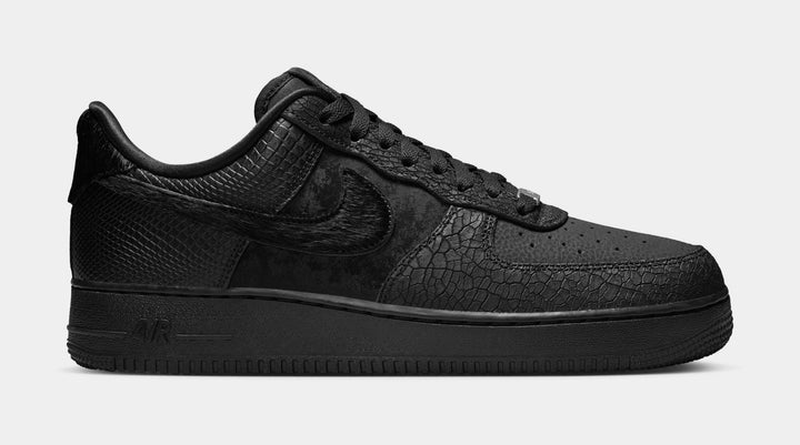 Nike Air force 1 '07 Black Carbon Fiber Mens Lifestyle Shoes Black