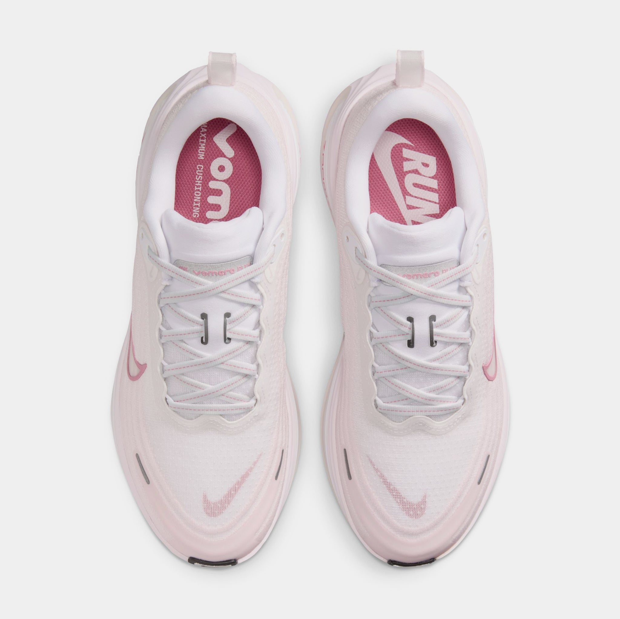 Nike Vomero Plus Womens Running Shoes White Peony Pearl Pink