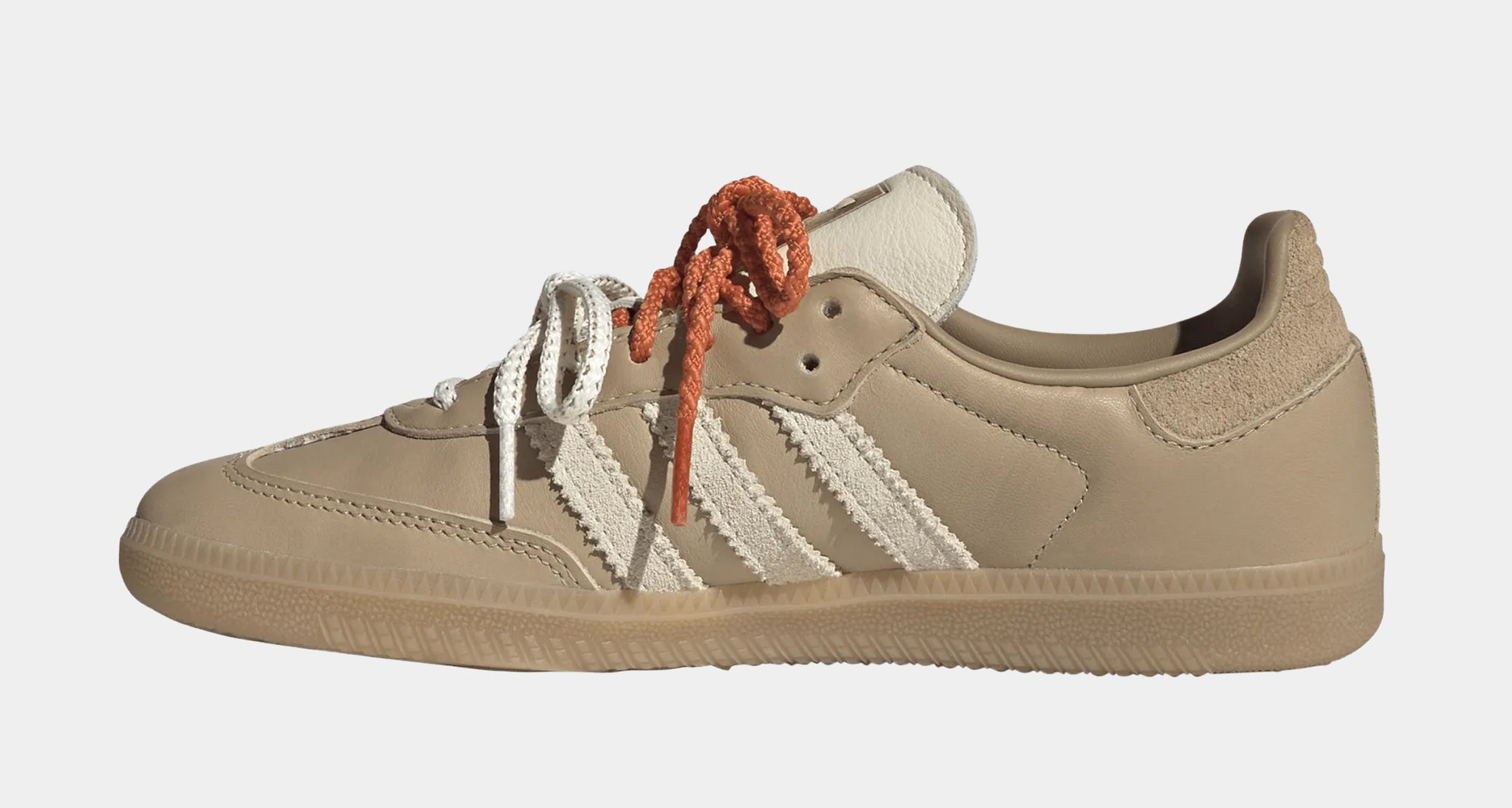 adidas Samba OG Double Laces Womens Lifestyle Shoes Magic Beige