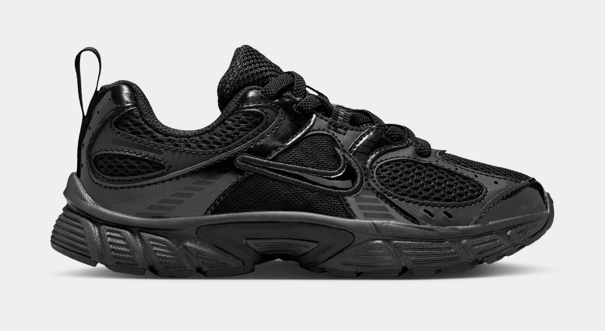 NK Nike V5 RNR Preschool Running Shoes Black Black Anthracite HQ6412