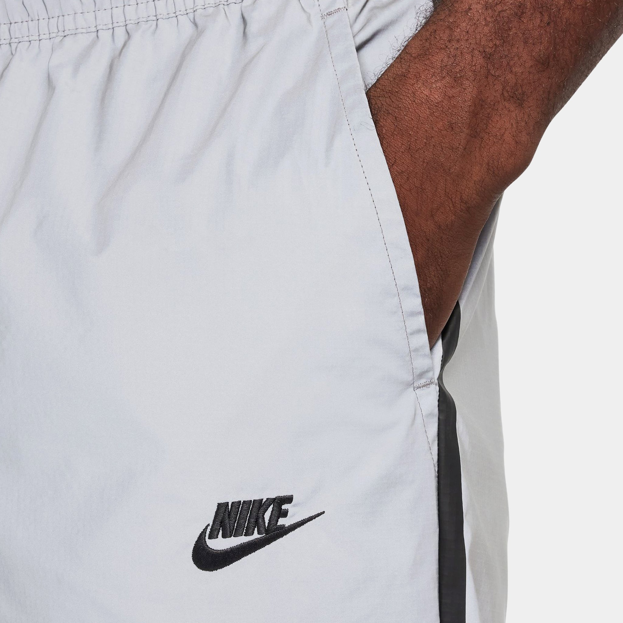Nike Tech Woven Reflective Mens Pants Reflect Silver Black FZ7587