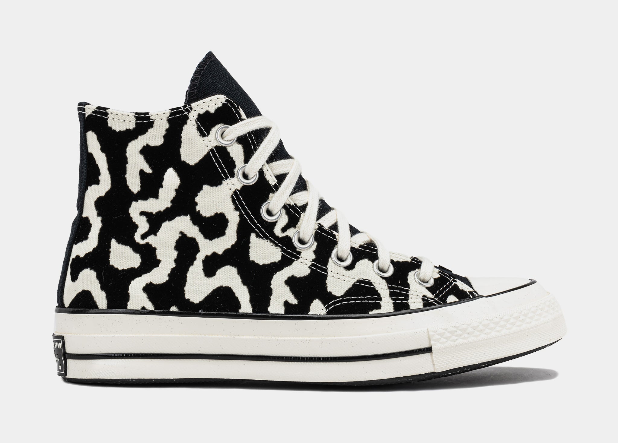 Converse Chuck 70 HI Womens Lifestyle Shoes Black Beige  display picture 1
