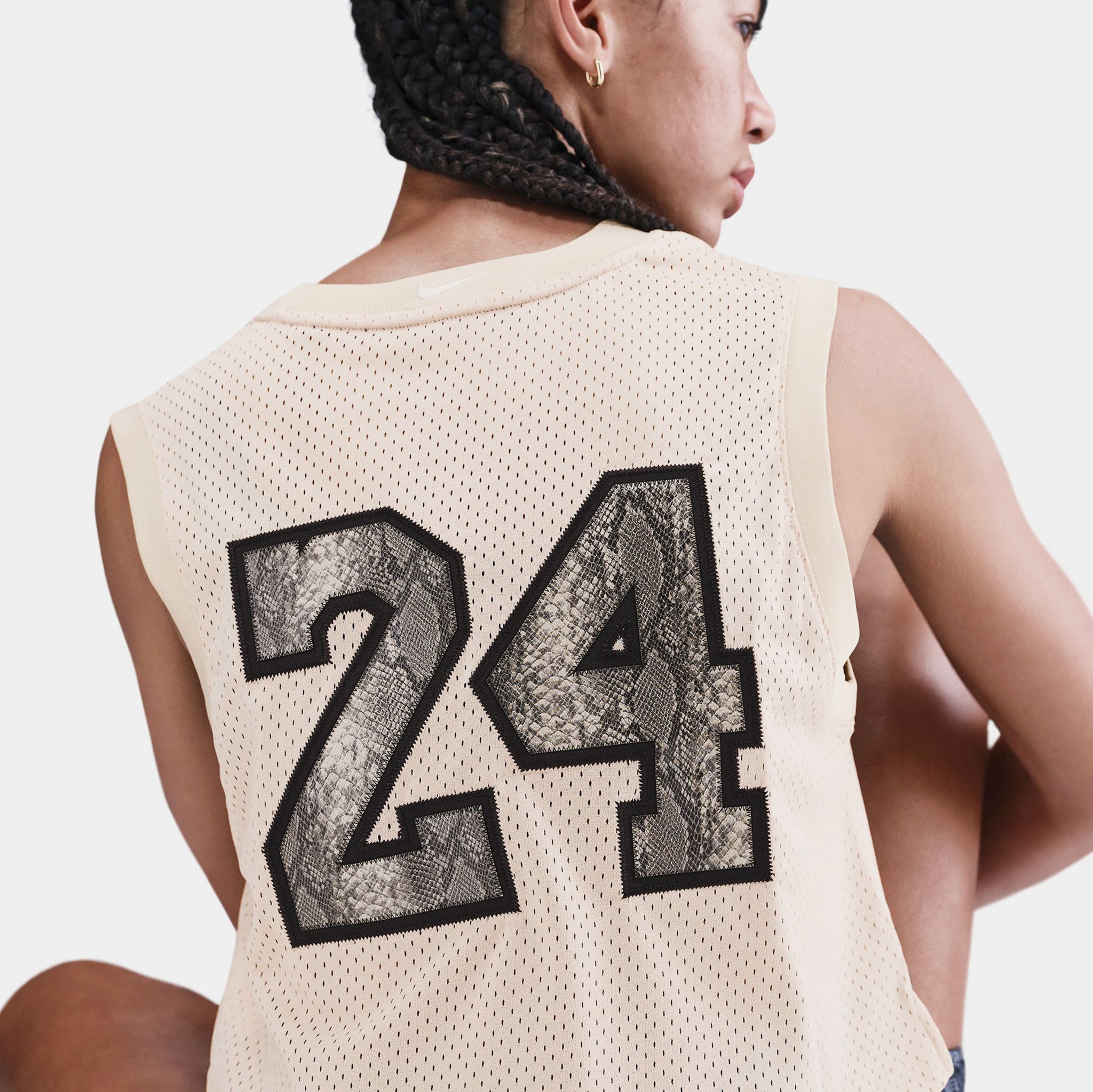 Nike Kobe Cropped Womens Jersey Sanddrift Black IB2724-126