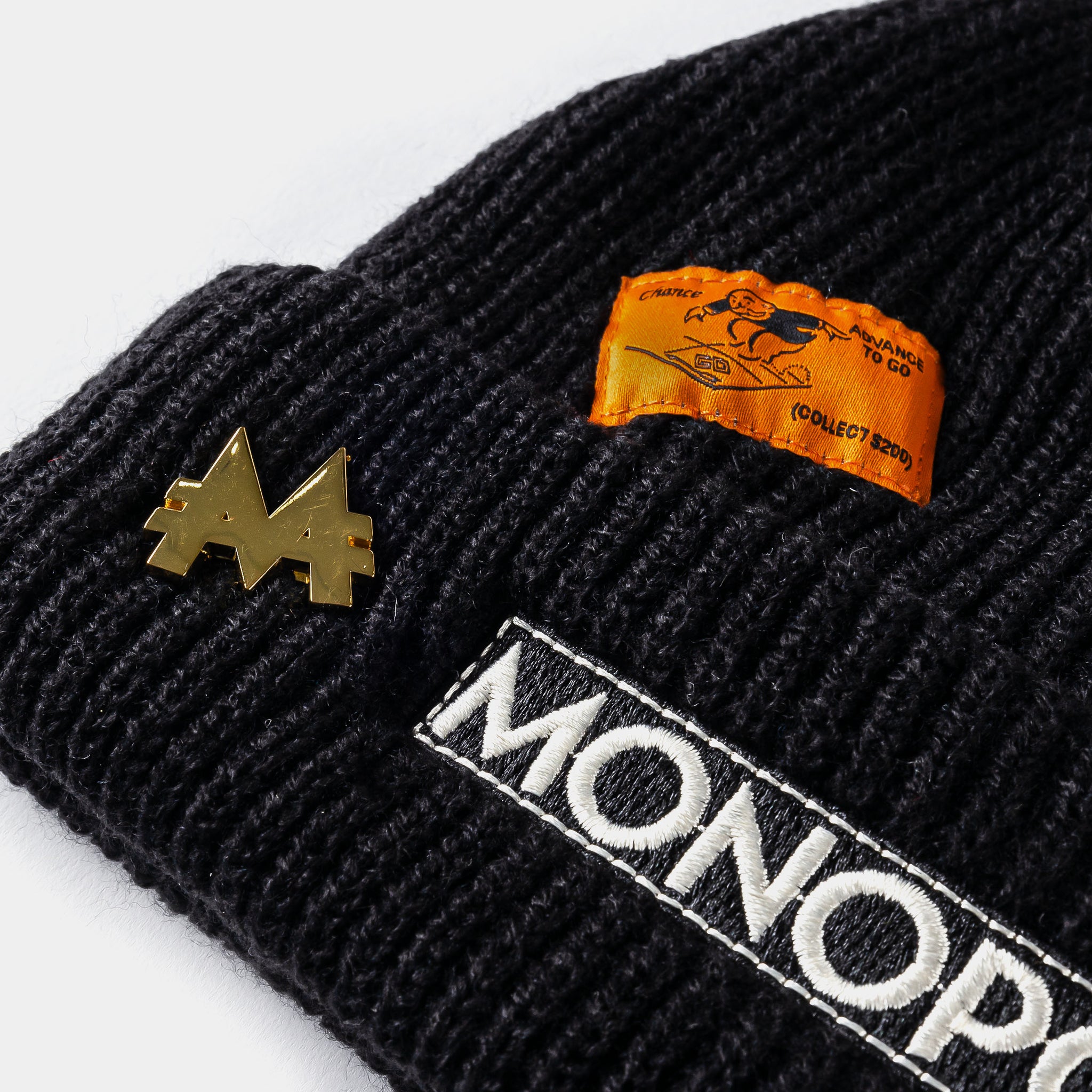 Shoe Palace SP x Monopoly Secure The Bag Beanie Mens Hat Black