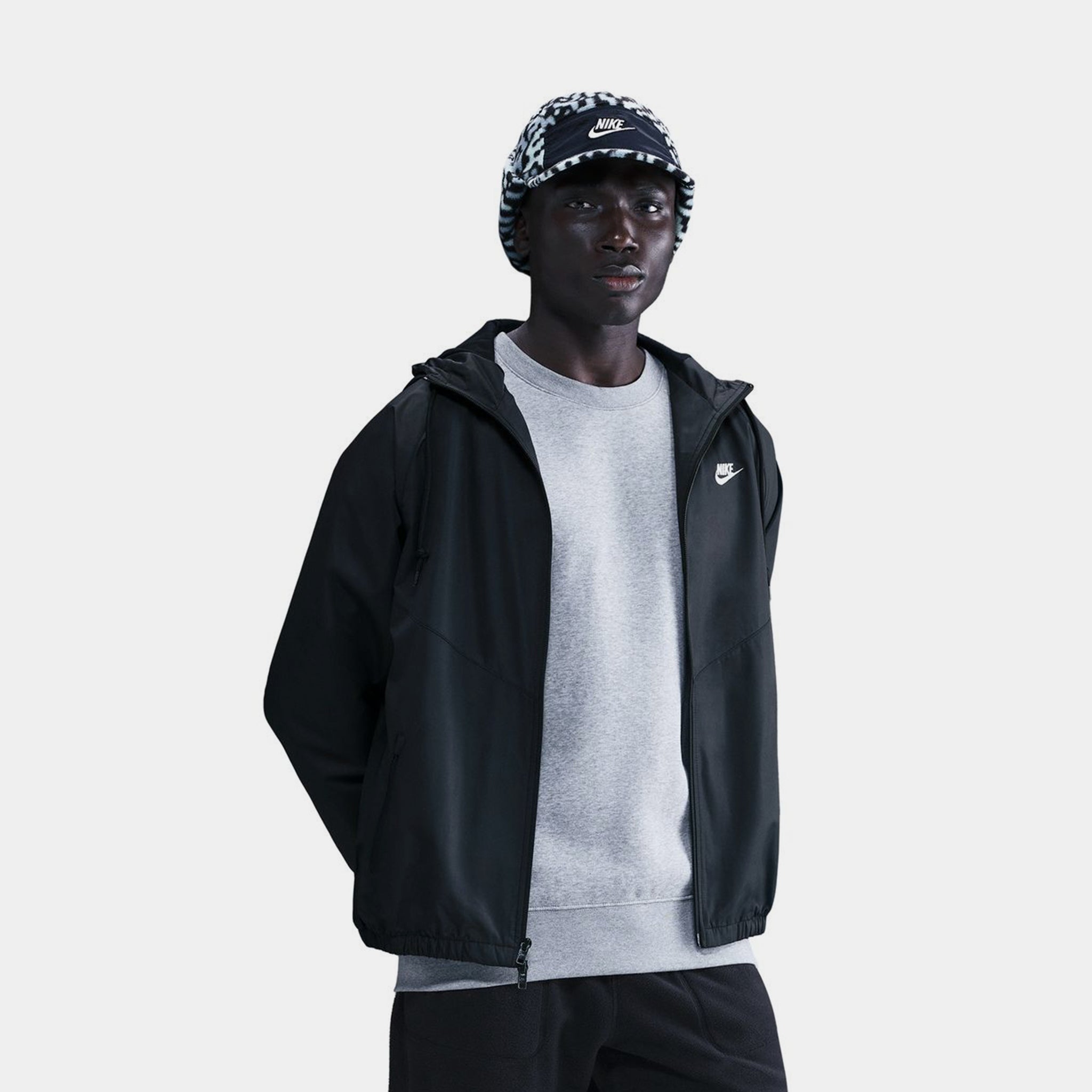 Nike Windrunner Lined Mens Jacket Black White HV8369-010 – Shoe Palace