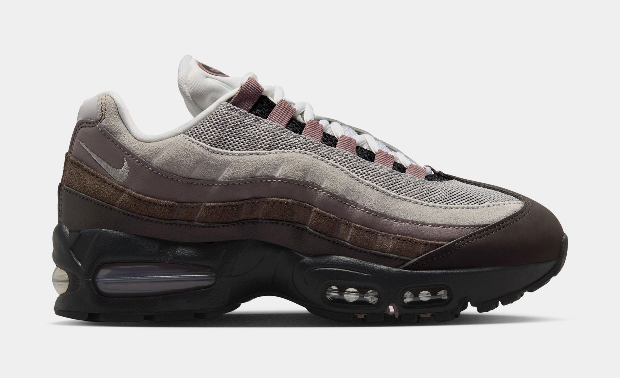 Nike Air Max 95 OG Womens Running Shoes Brown Pearl Grey Baroque
