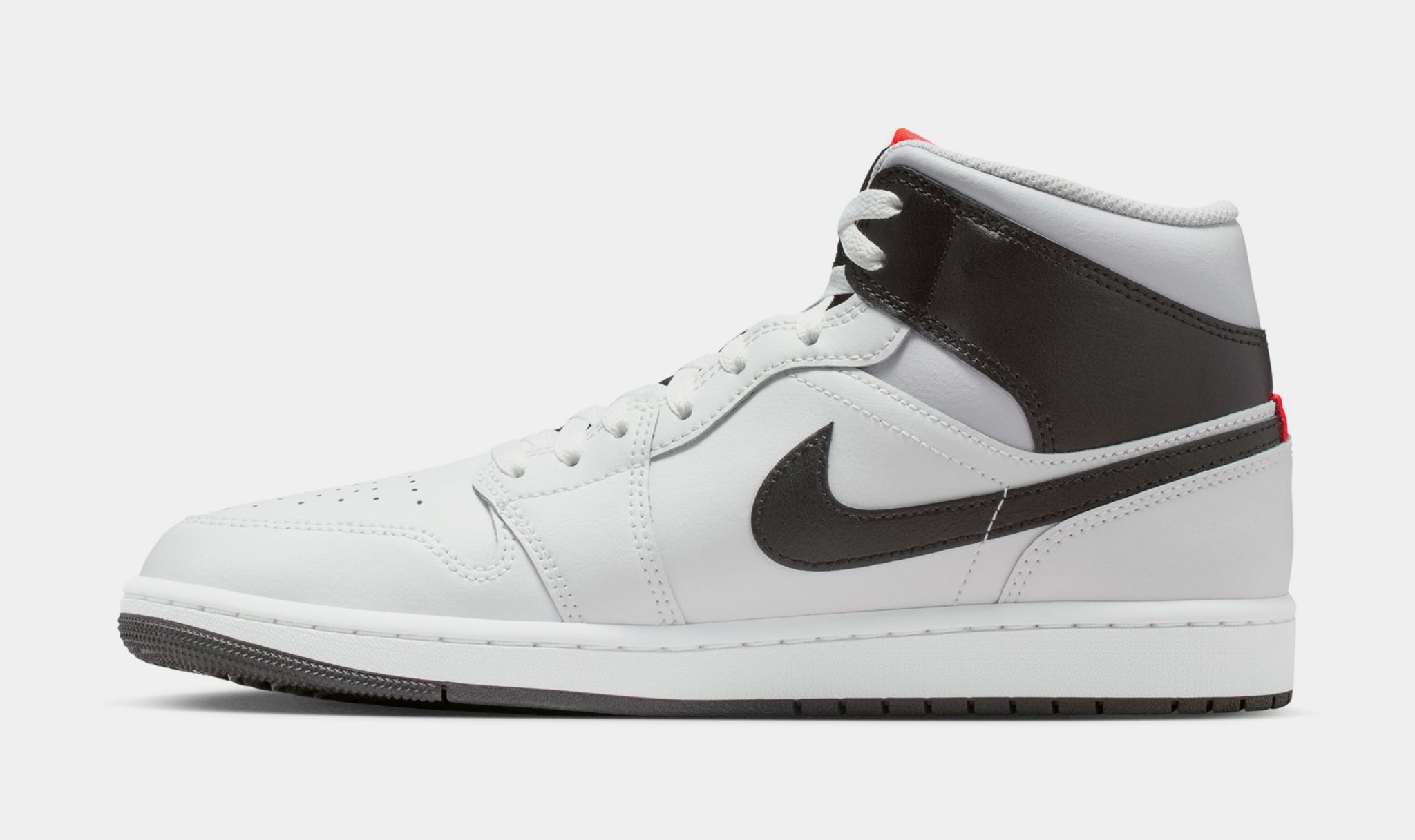 Jordan Air Jordan 1 Mid Mens Lifestyle Shoes Summit White Black