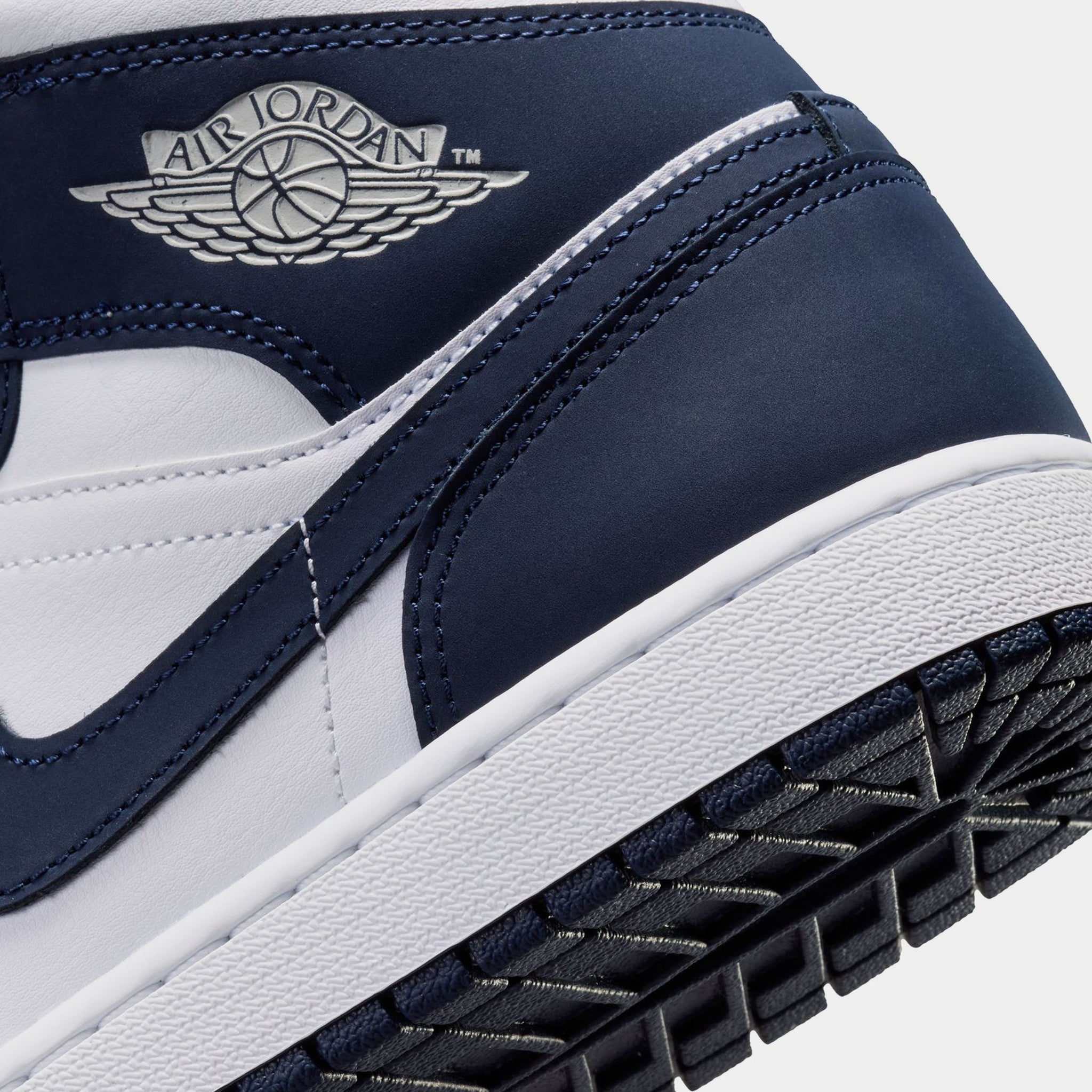 Jordan Air Jordan 1 Mid Obsidian Mens Lifestyle Shoes Obsidian