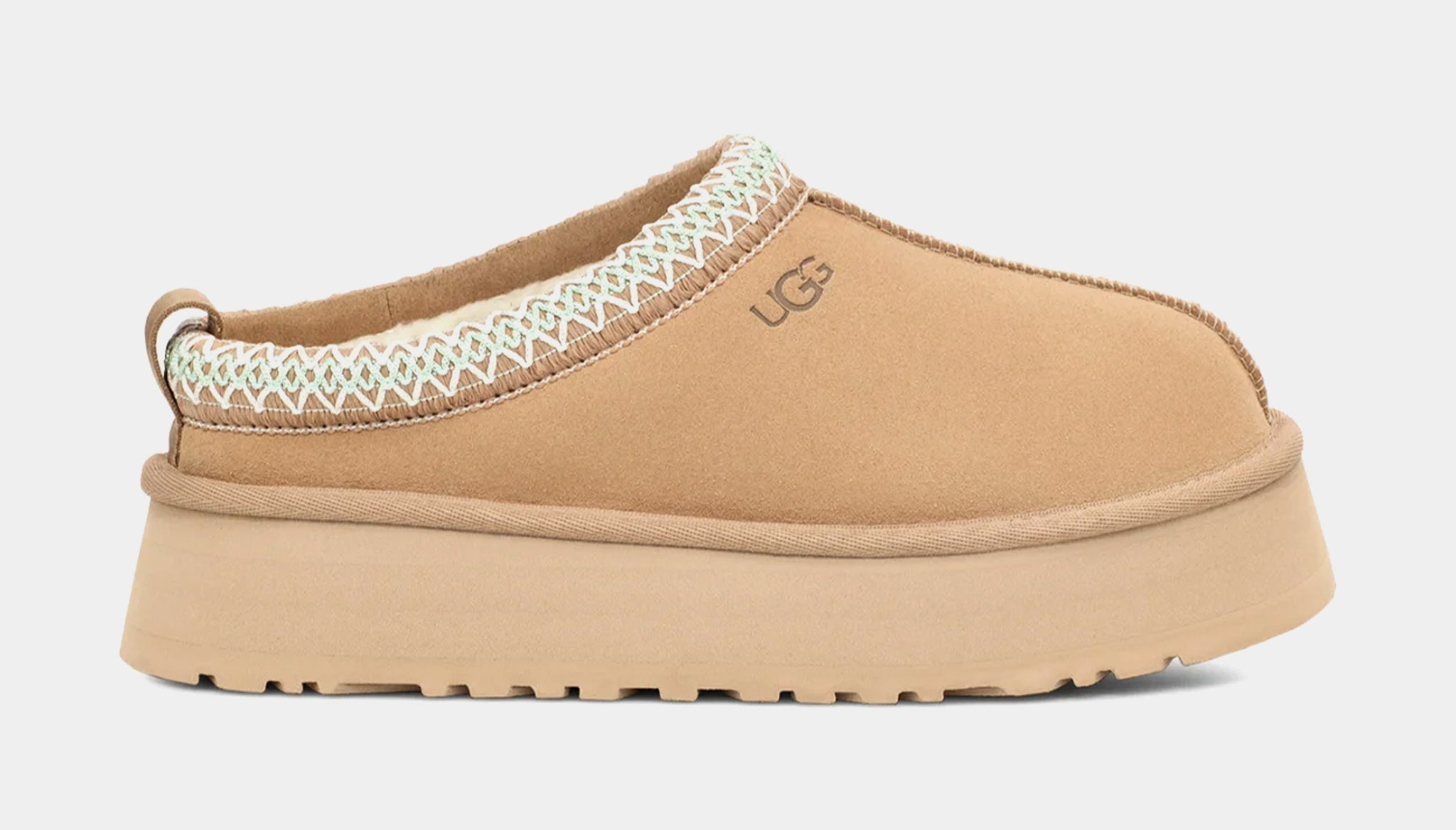 Beige Uggs Slippers UGG TAZZ FLAT SLIPPER IN BROWN – AKIRA